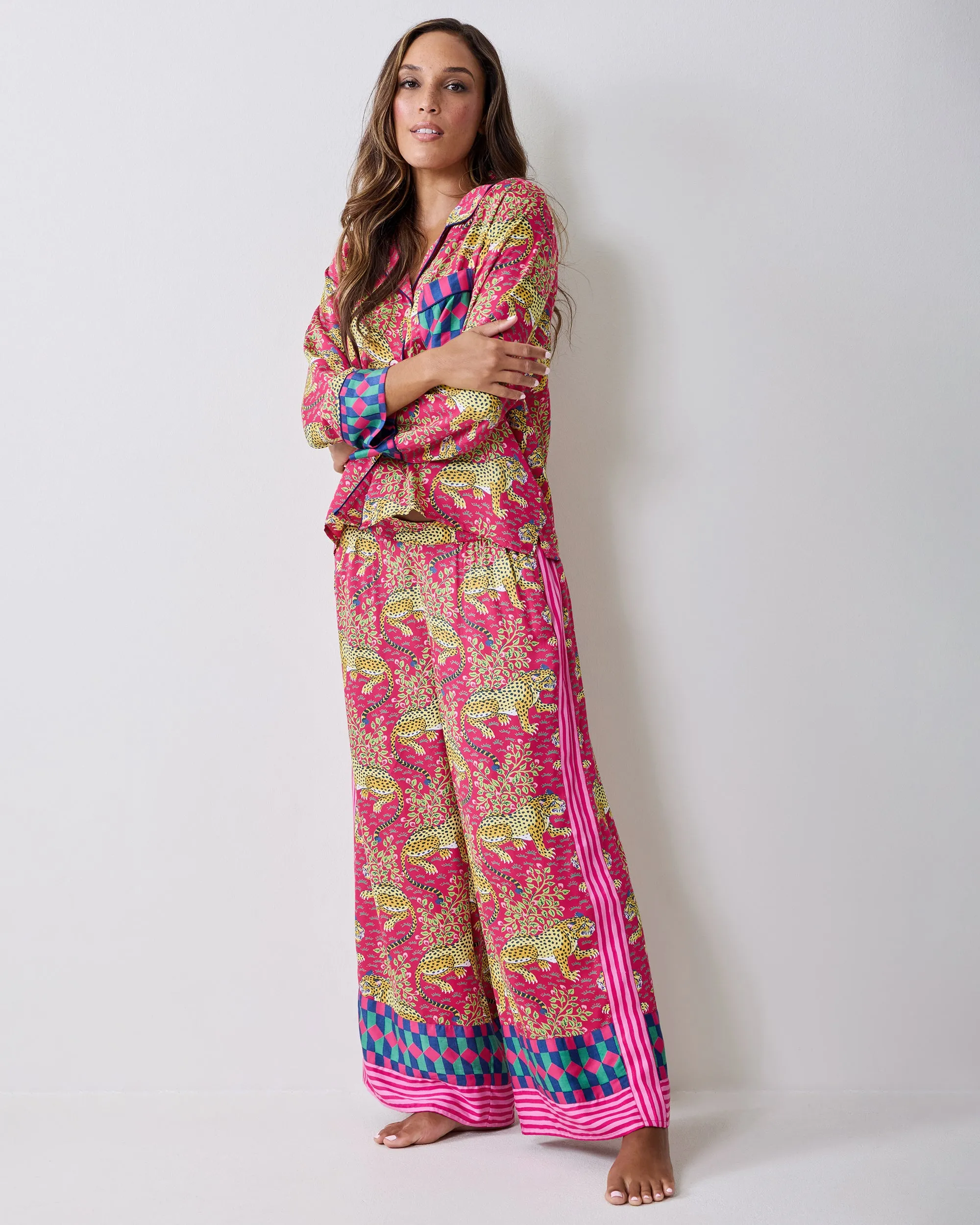 Bagheera - Eco Satin Rittenhouse Set - Hot Pink sold by Printfresh product image thumbnail 2