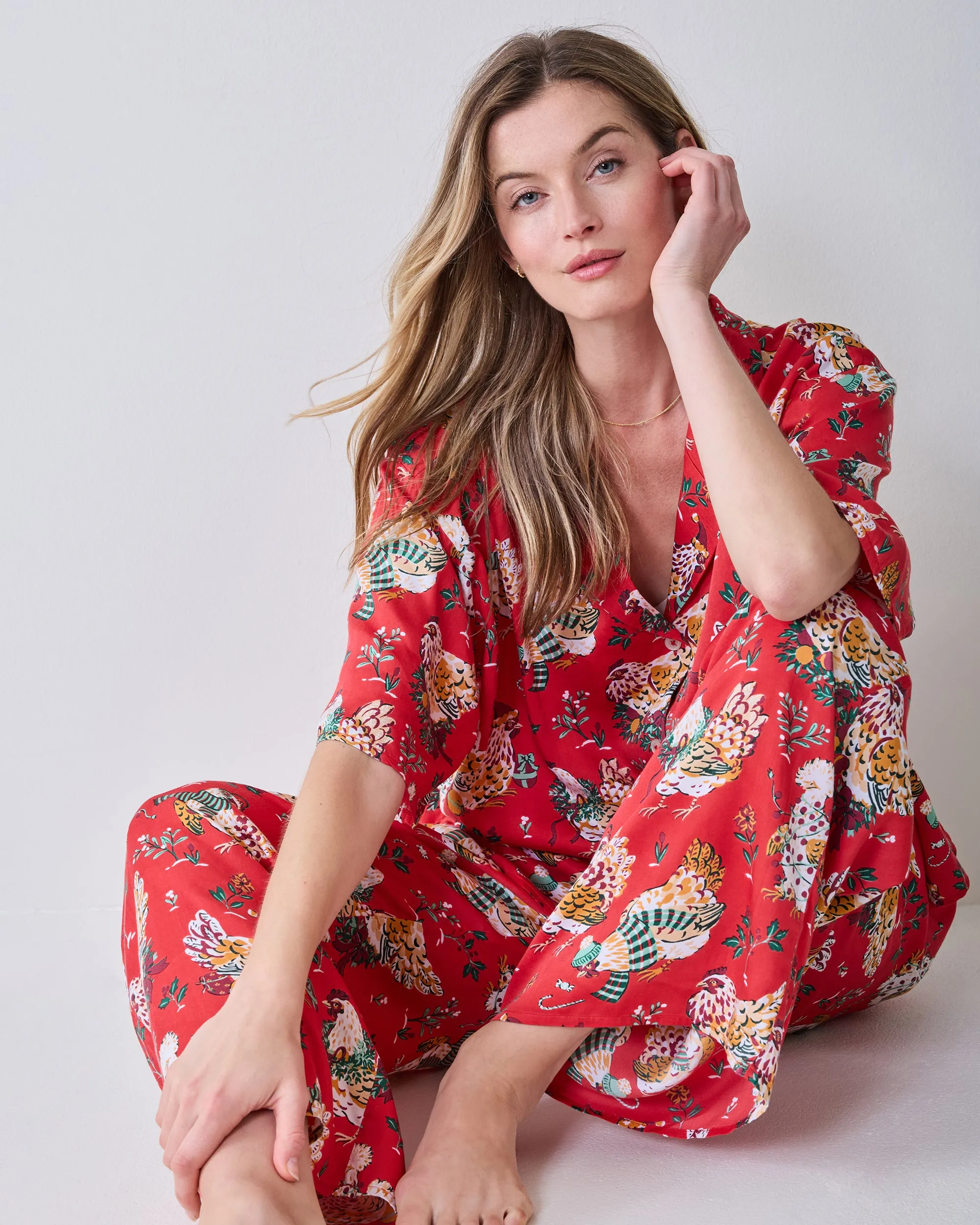 Holiday Hens - Tall Eco Satin Wildest Dreams Set - Red Stocking sold by Printfresh product image thumbnail 5