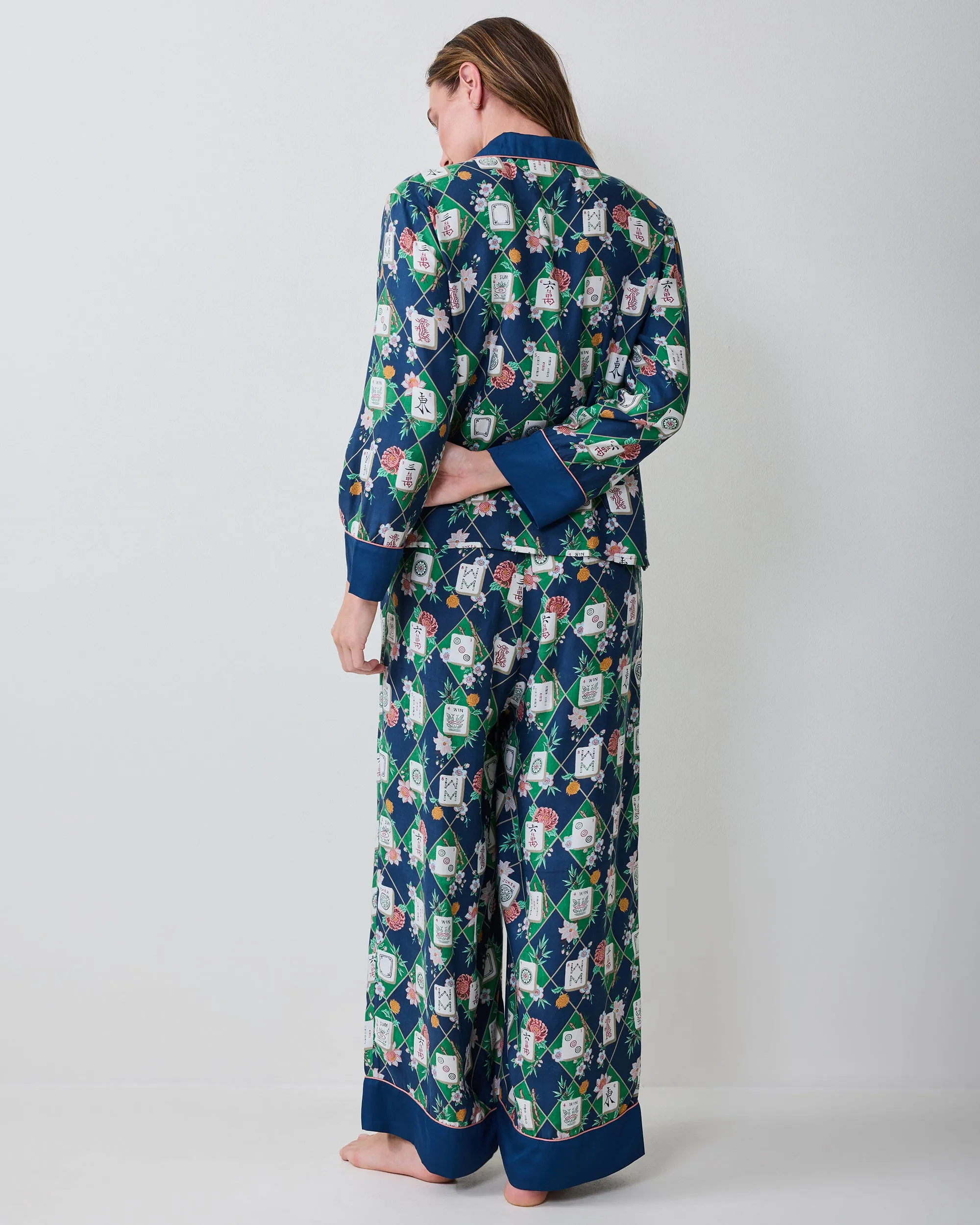 Mahj Garden - Tall Eco Satin Soho Set - Wintergreen sold by Printfresh product image thumbnail 5