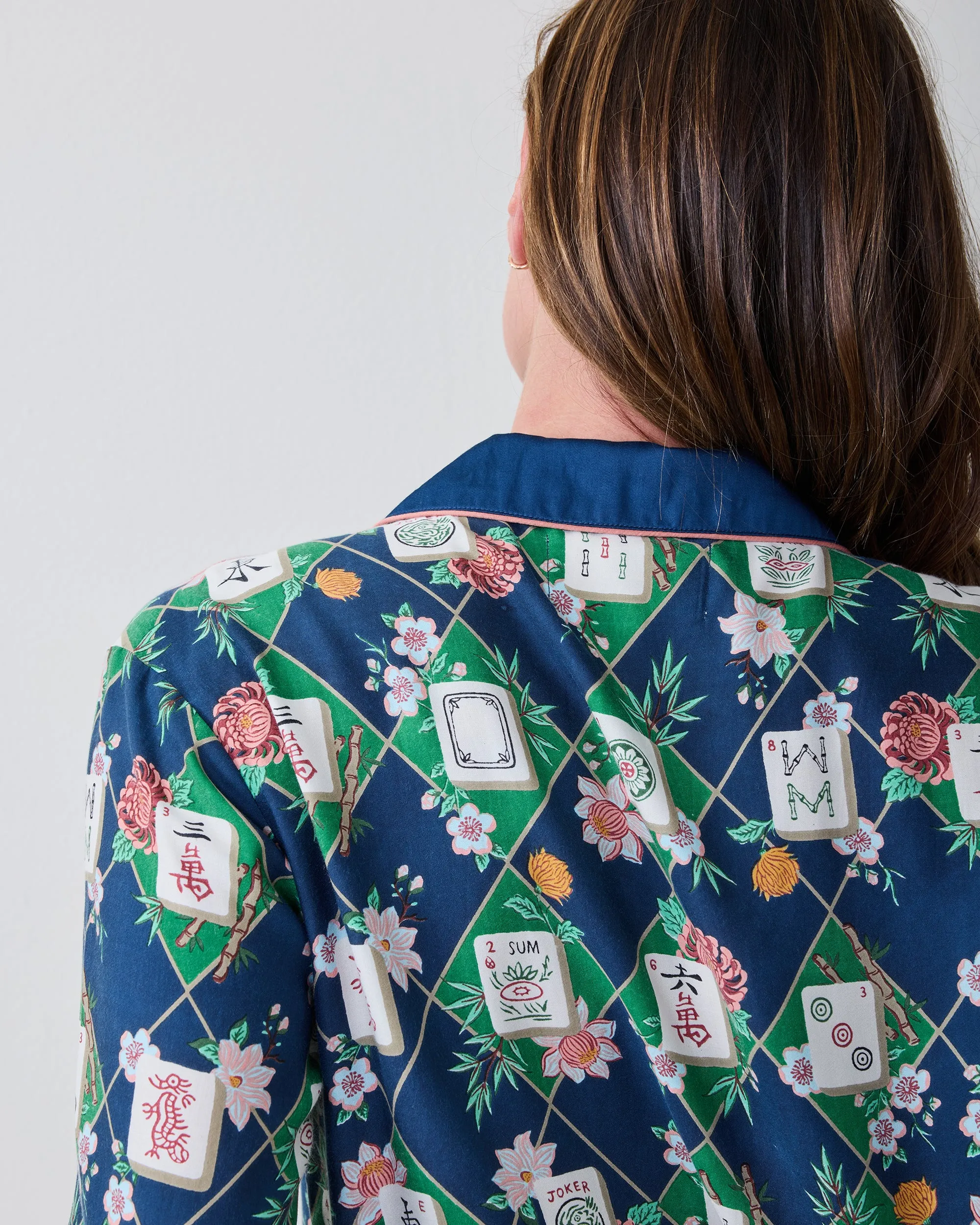 Mahj Garden - Petite Eco Satin Soho Set - Wintergreen sold by Printfresh product image thumbnail 5