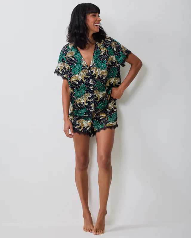 Bagheera - Eco Satin Maryanne Set - Ink made by Printfresh