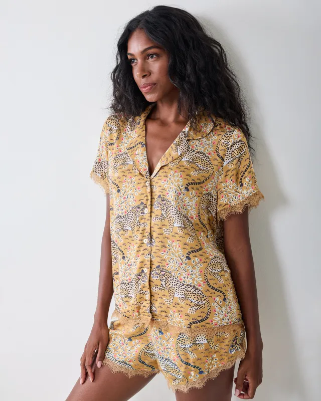 Bagheera - Eco Satin Maryanne Set - Tobacco made by Printfresh