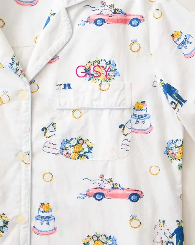 Happily Ever After - Long PJ Set - Cloud sold by Printfresh
