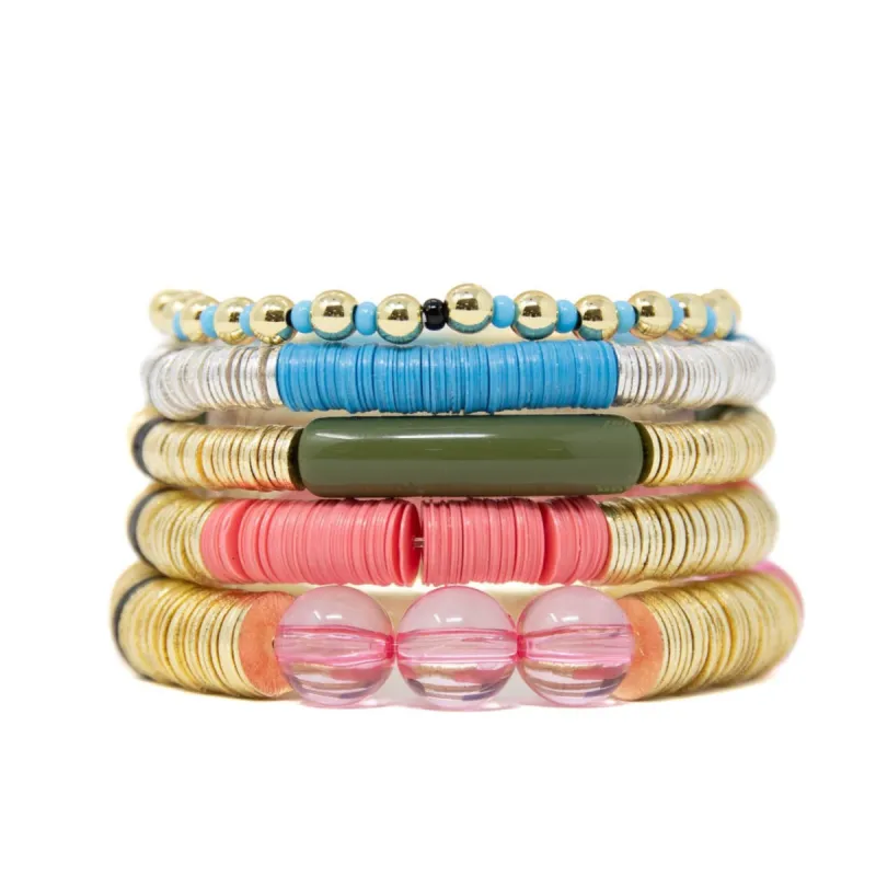 PF x Allie+Bess - Sold Out Show Bracelet Stack sold by Printfresh