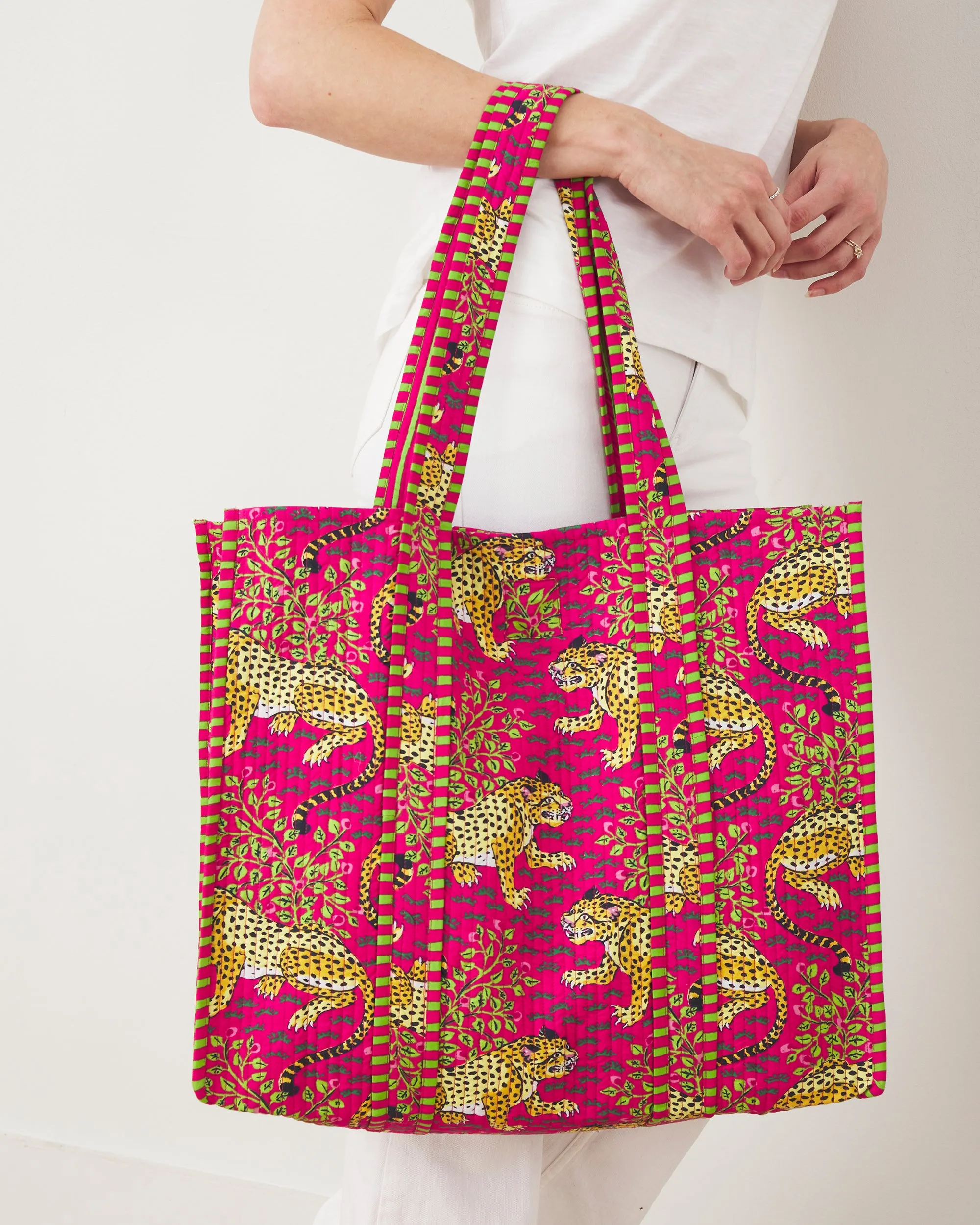 Bagheera - The Traveler Tote - Hot Pink sold by Printfresh product image thumbnail 4