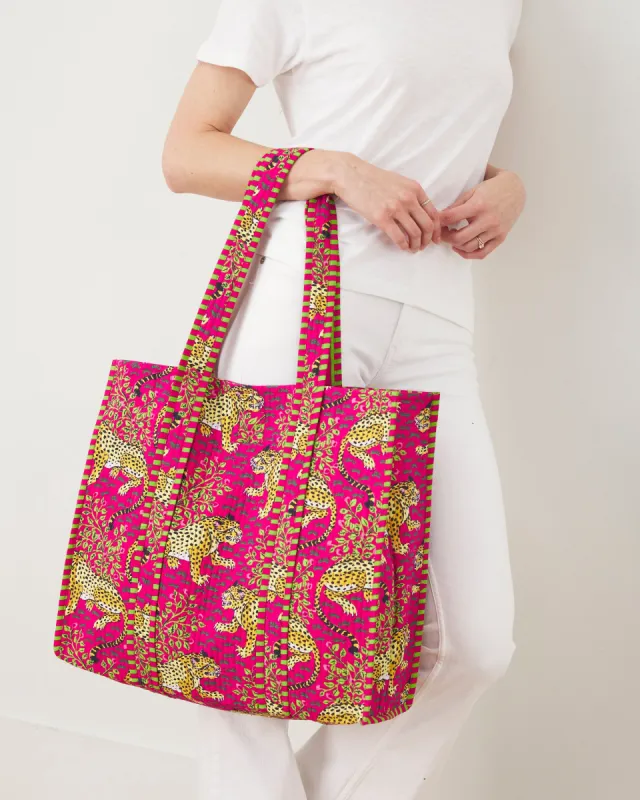 Bagheera - The Traveler Tote - Hot Pink sold by Printfresh
