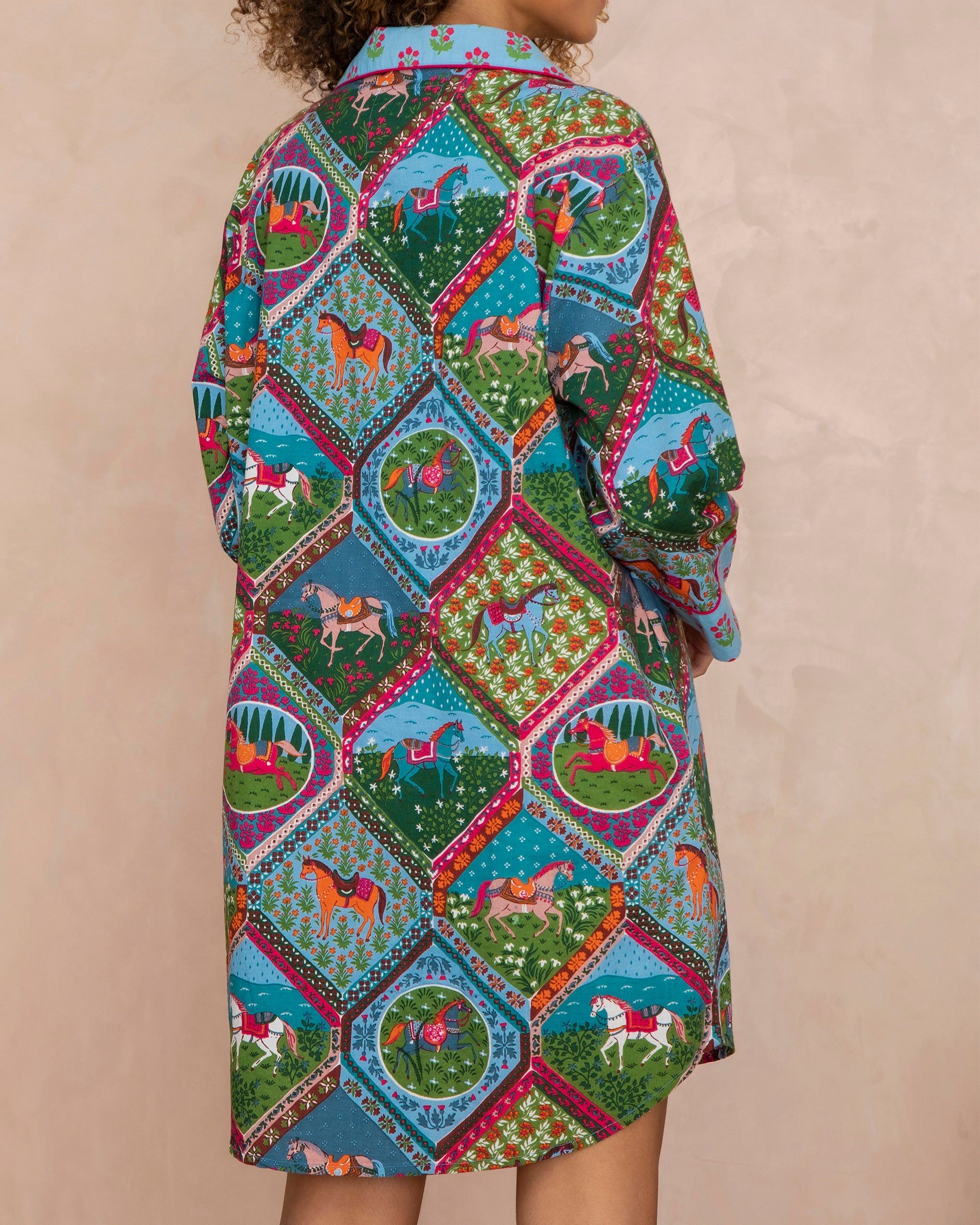 High Horse - Sleep Shirt - Blush Denim sold by Printfresh product image thumbnail 7