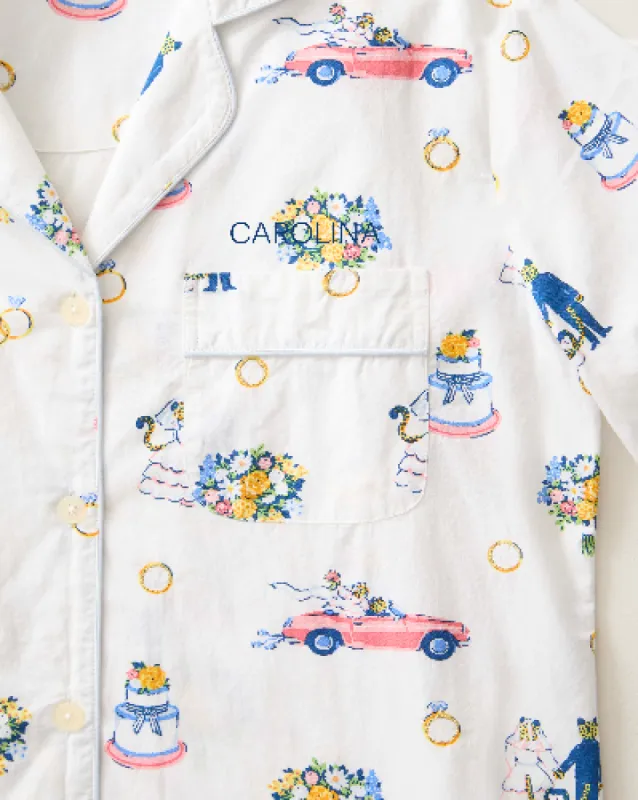 Happily Ever After - Petite Long PJ Set - Cloud sold by Printfresh