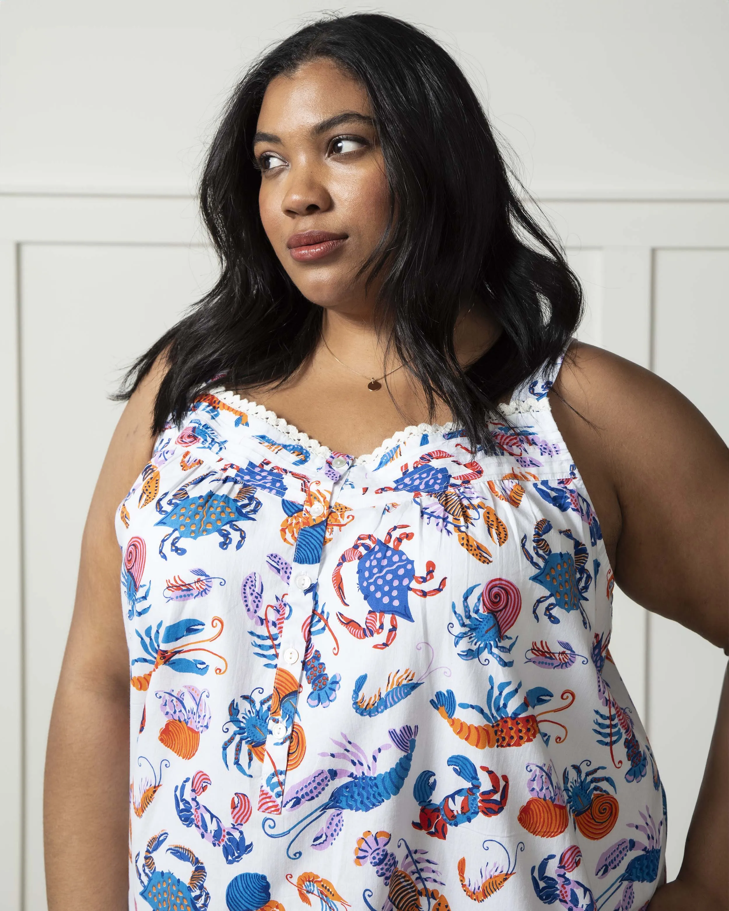 Pretty Pinchers - Back to Bed Nightgown - Cloud sold by Printfresh product image thumbnail 3