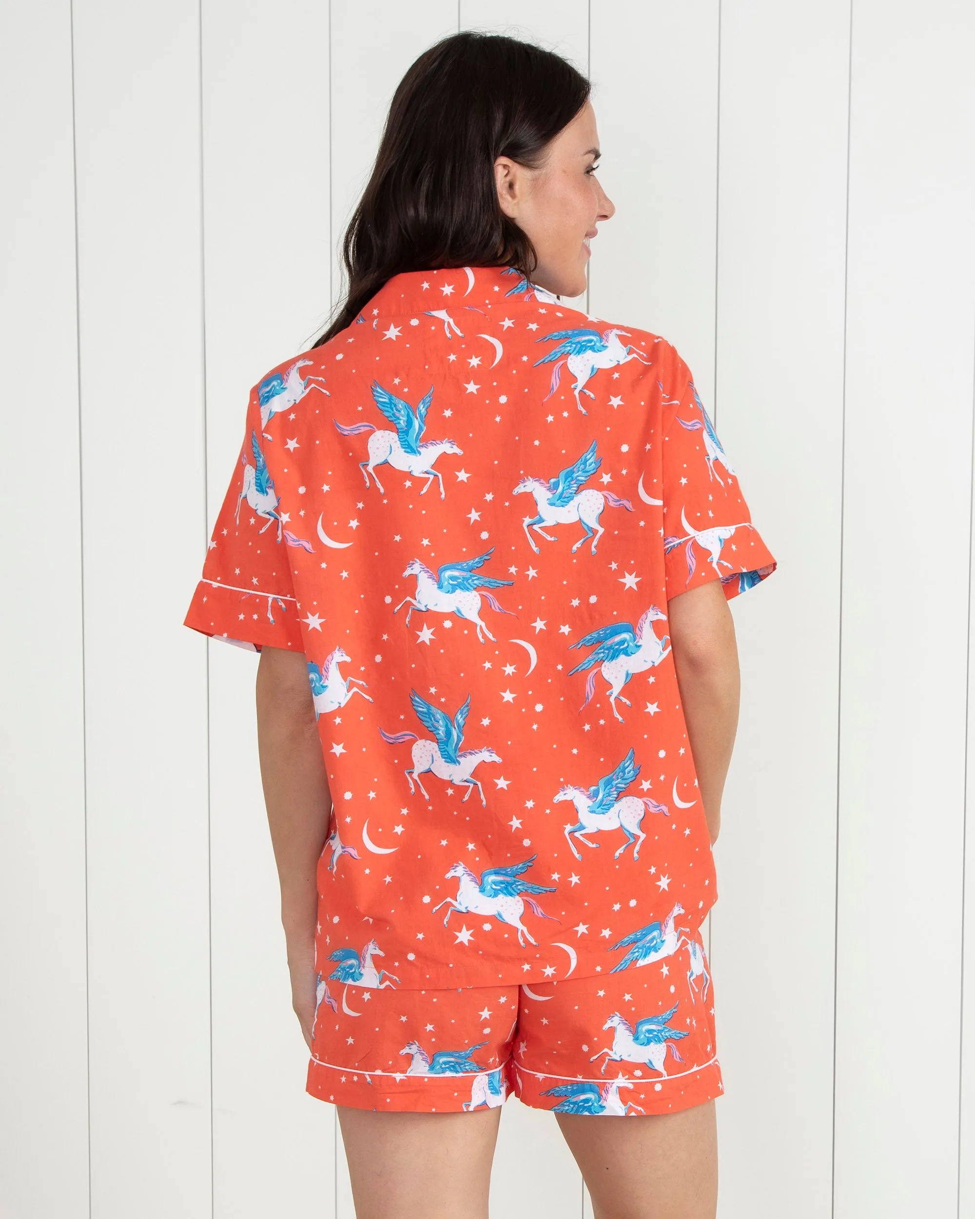 Moon Flight - Short PJ Set - Paloma sold by Printfresh product image thumbnail 4