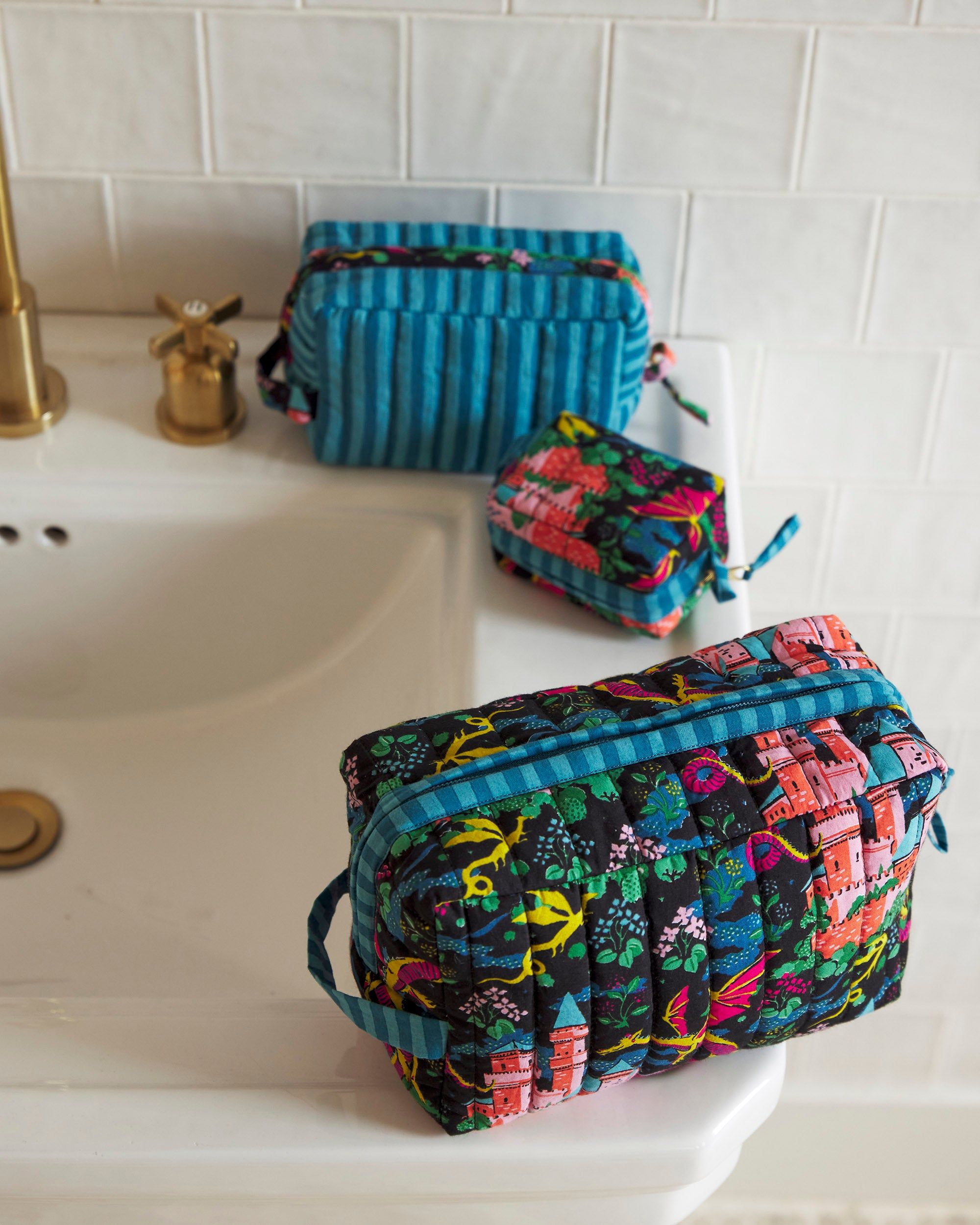 Dragon Dreams - Three's Best Pouch Set - Chalkboard sold by Printfresh product image thumbnail 3