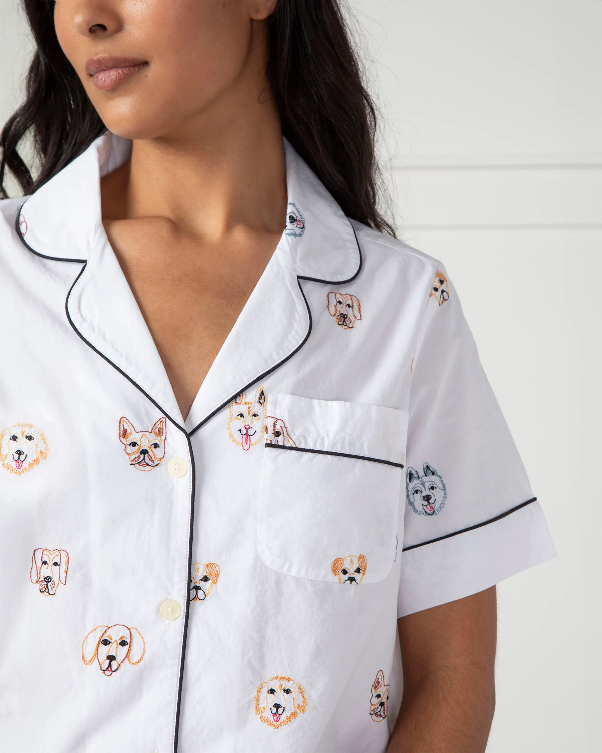 Happy Hounds - Short PJ Set - Cloud sold by Printfresh