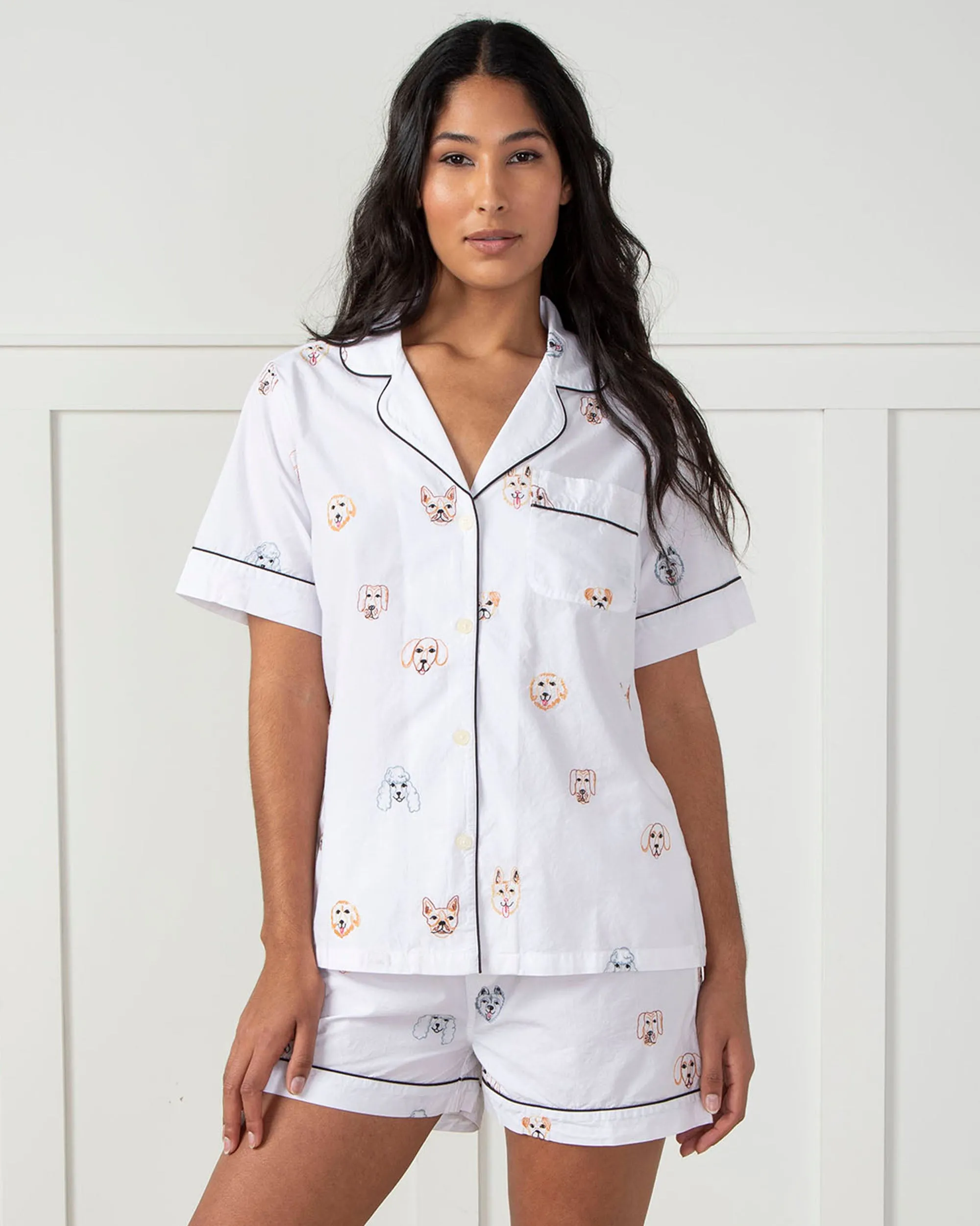 Happy Hounds - Short PJ Set - Cloud sold by Printfresh product image thumbnail 3