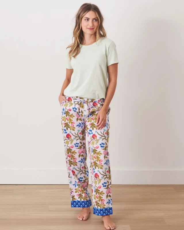 Pomme & Poire - Tall PJ Pants - Parchment sold by Printfresh