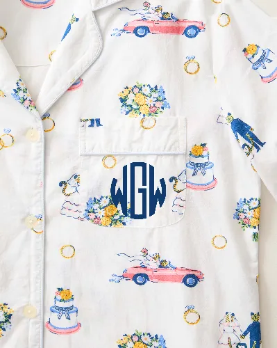 Happily Ever After - Long PJ Set - Cloud sold by Printfresh