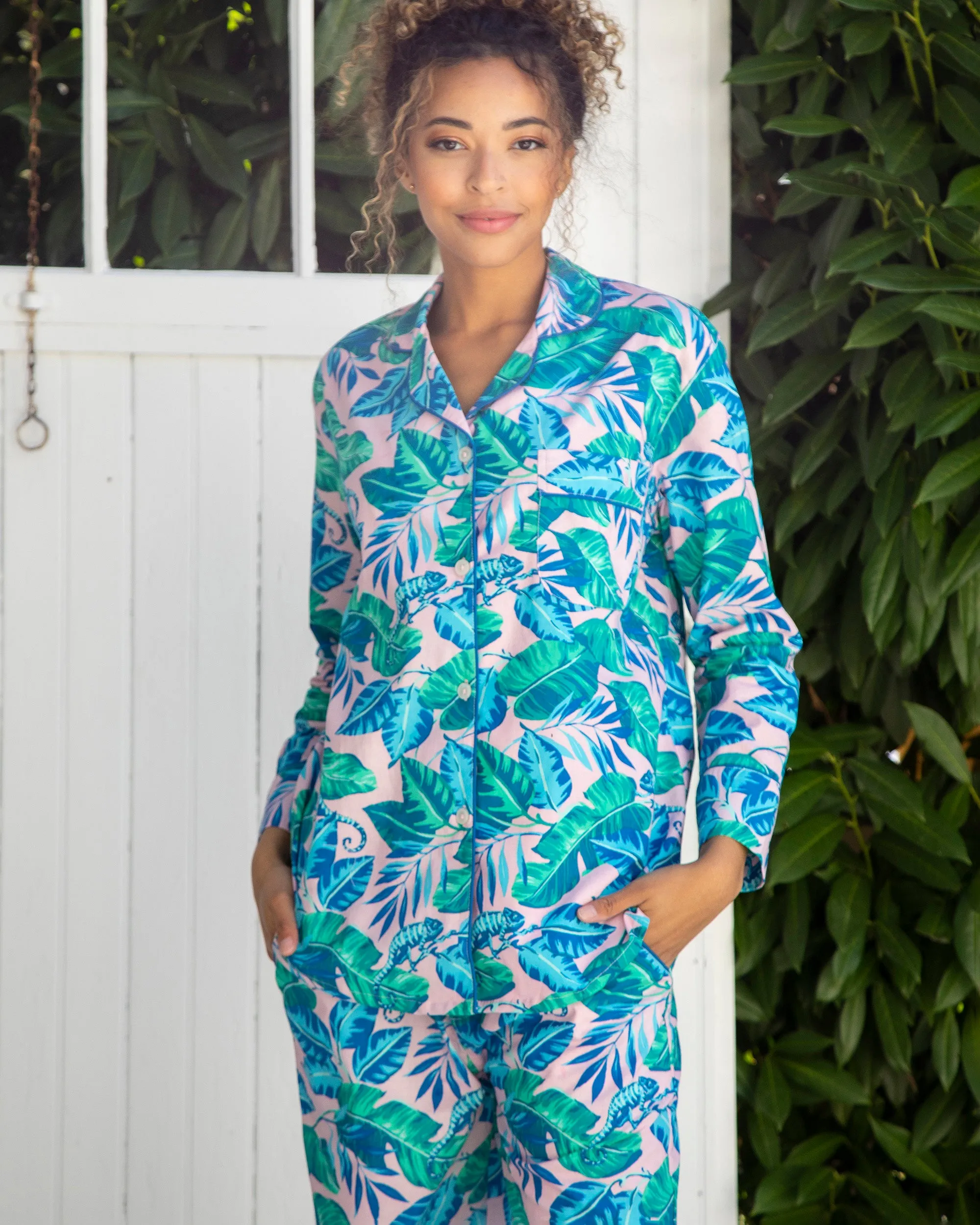 Karma Chameleon - Petite Long Sleep Set - Bubblegum Pink sold by Printfresh