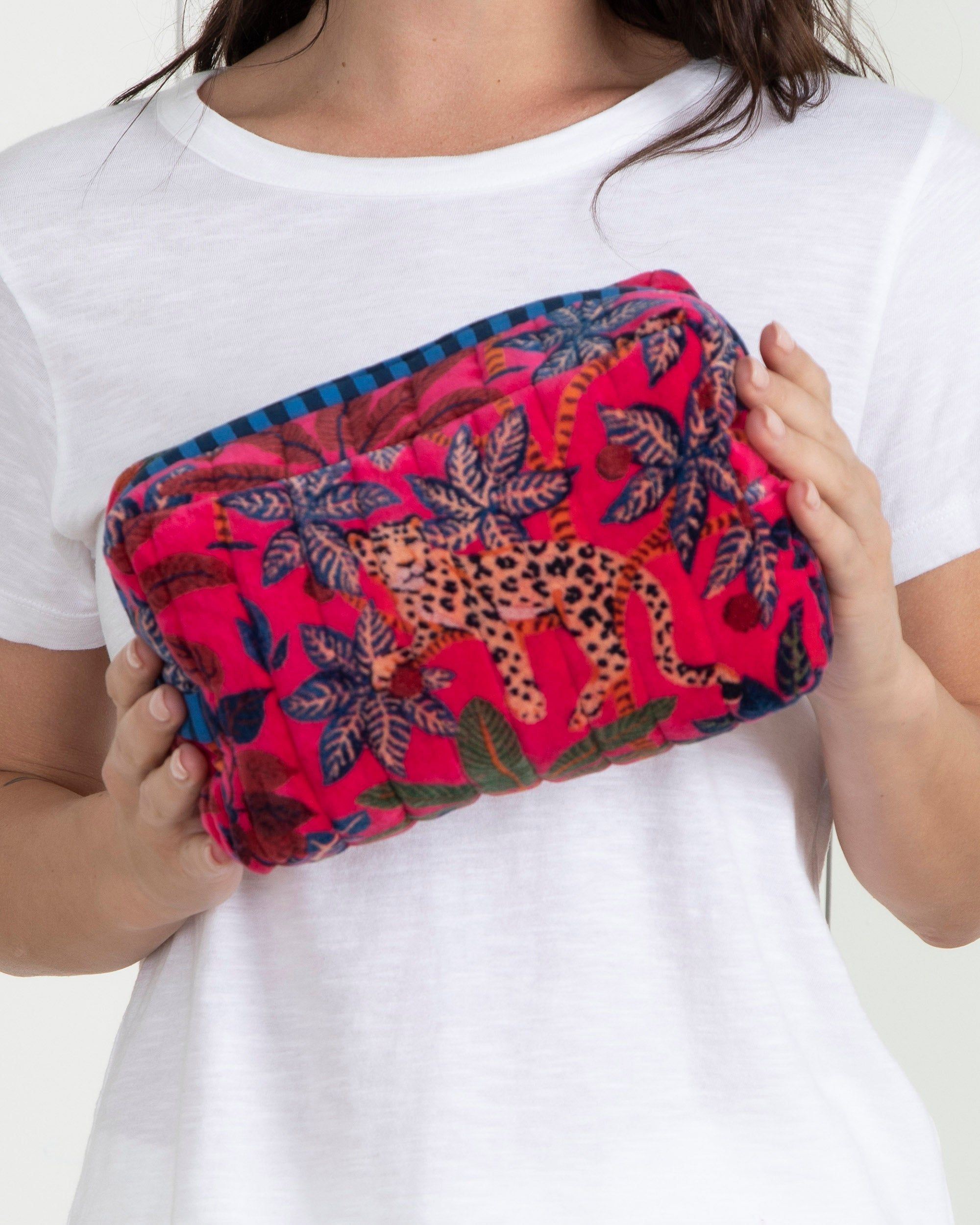 Big Cat Energy - Velvet Three's Best Pouch Set - Fuchsia sold by Printfresh product image thumbnail 7