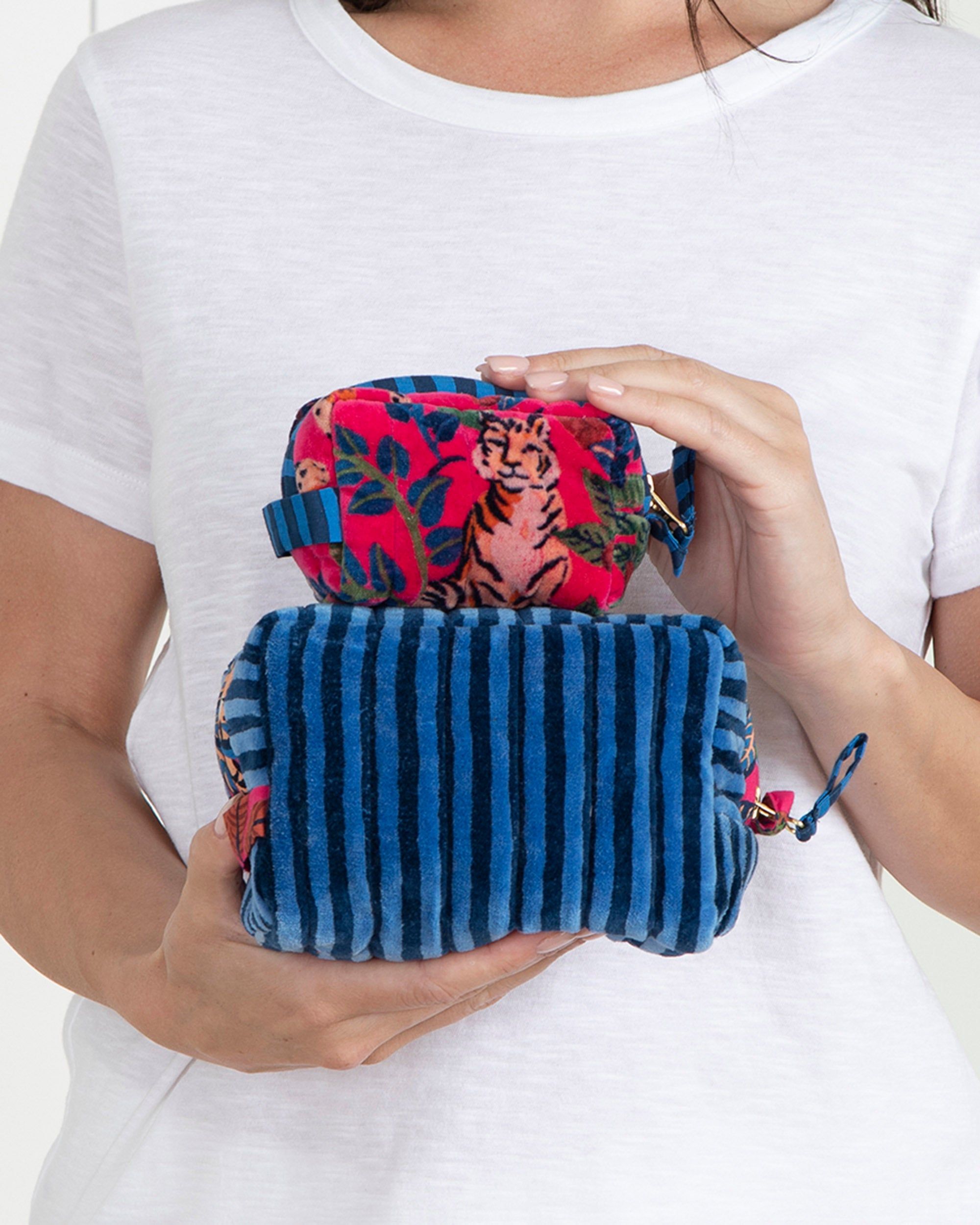 Big Cat Energy - Velvet Three's Best Pouch Set - Fuchsia sold by Printfresh product image thumbnail 4