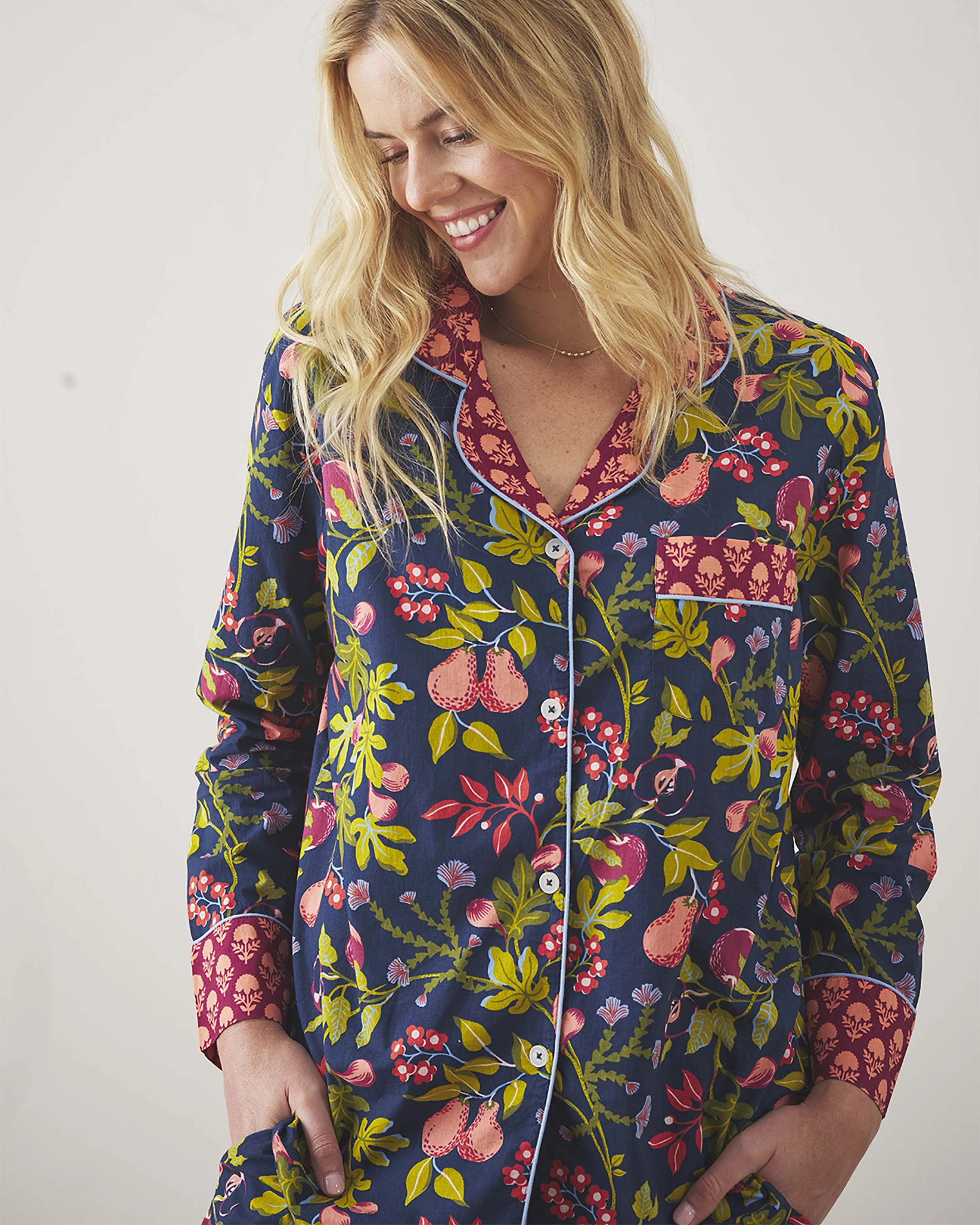 Pomme & Poire - Petite Long PJ Set - Good Evening sold by Printfresh product image thumbnail 4