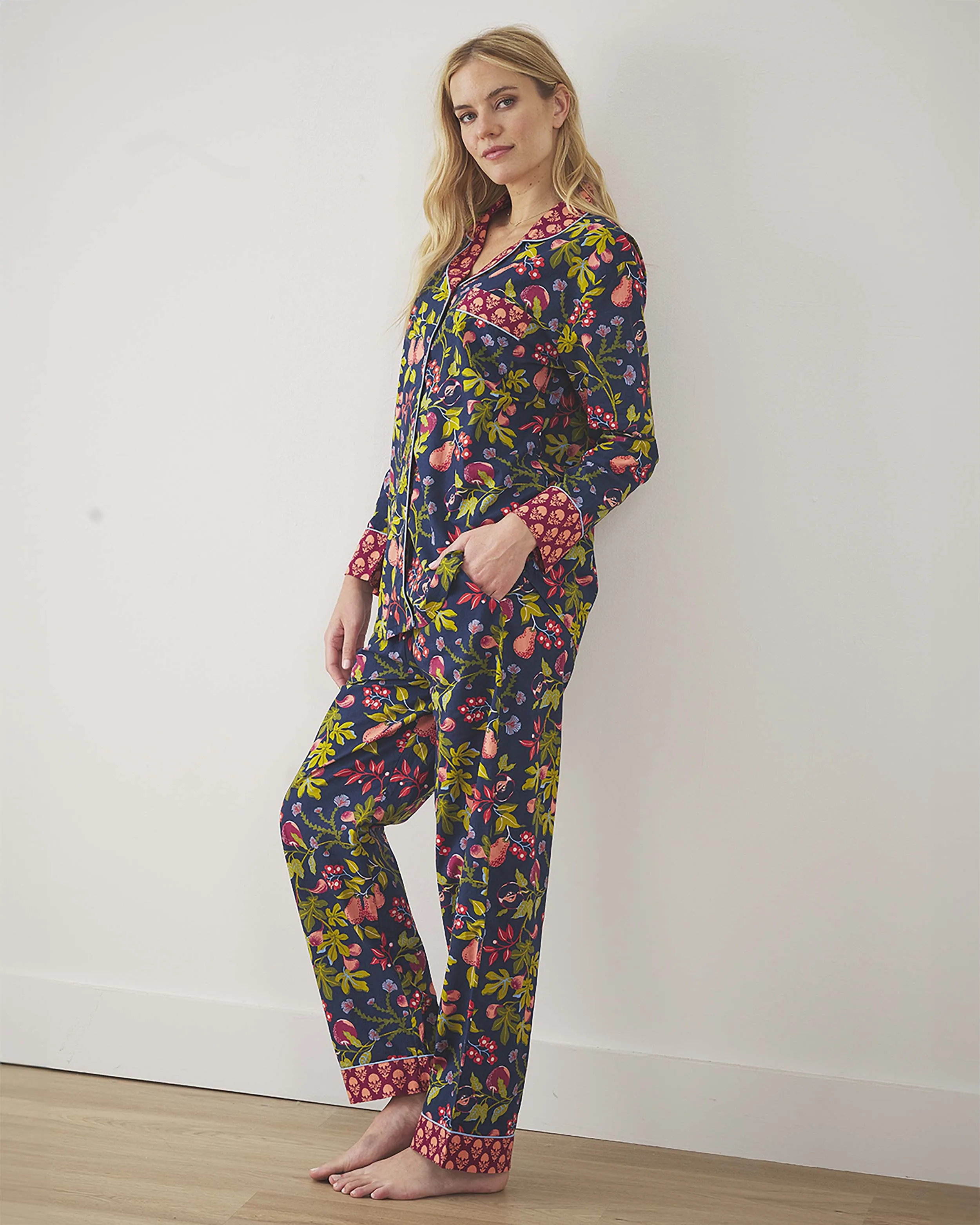 Pomme & Poire - Petite Long PJ Set - Good Evening sold by Printfresh product image thumbnail 2