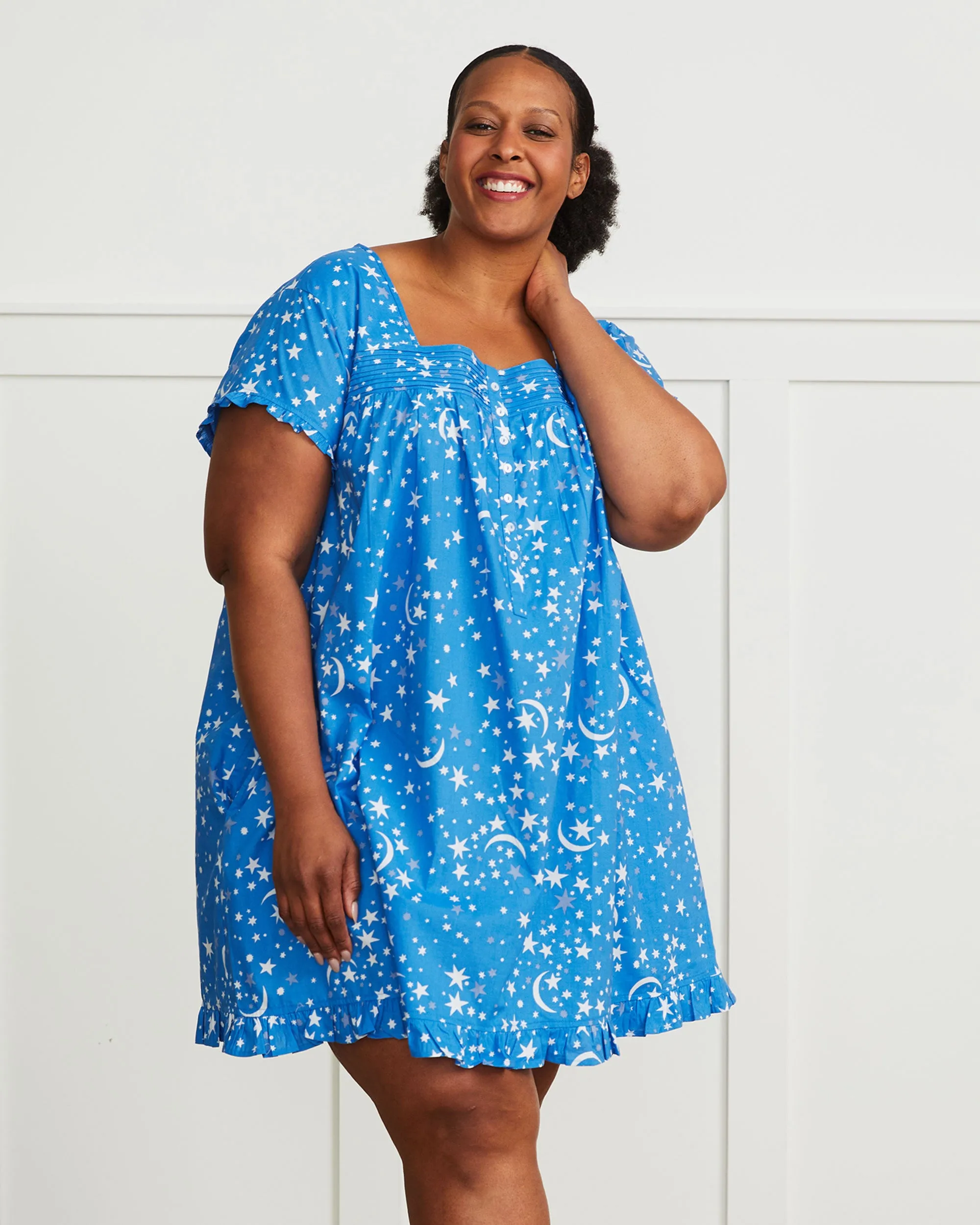 Celestial Skies - Pintuck Nightgown - Beyond the Sea sold by Printfresh product image thumbnail 3