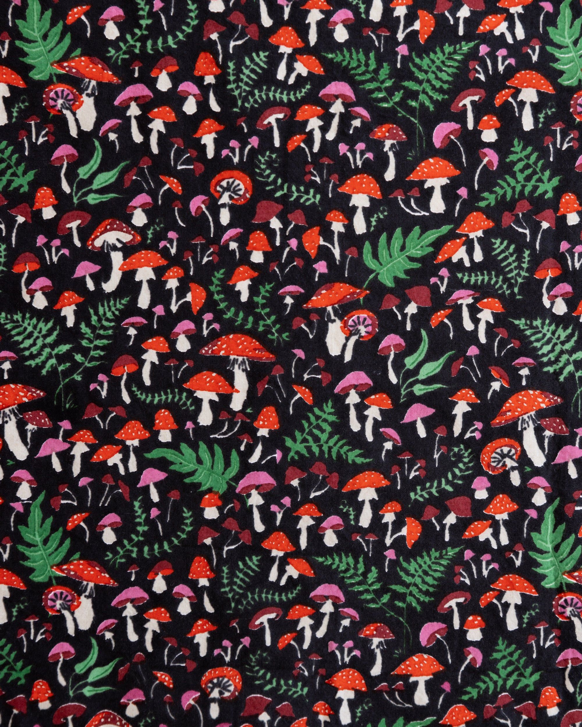 Toadstools - Early Bird Nightgown - Ink sold by Printfresh product image thumbnail 3