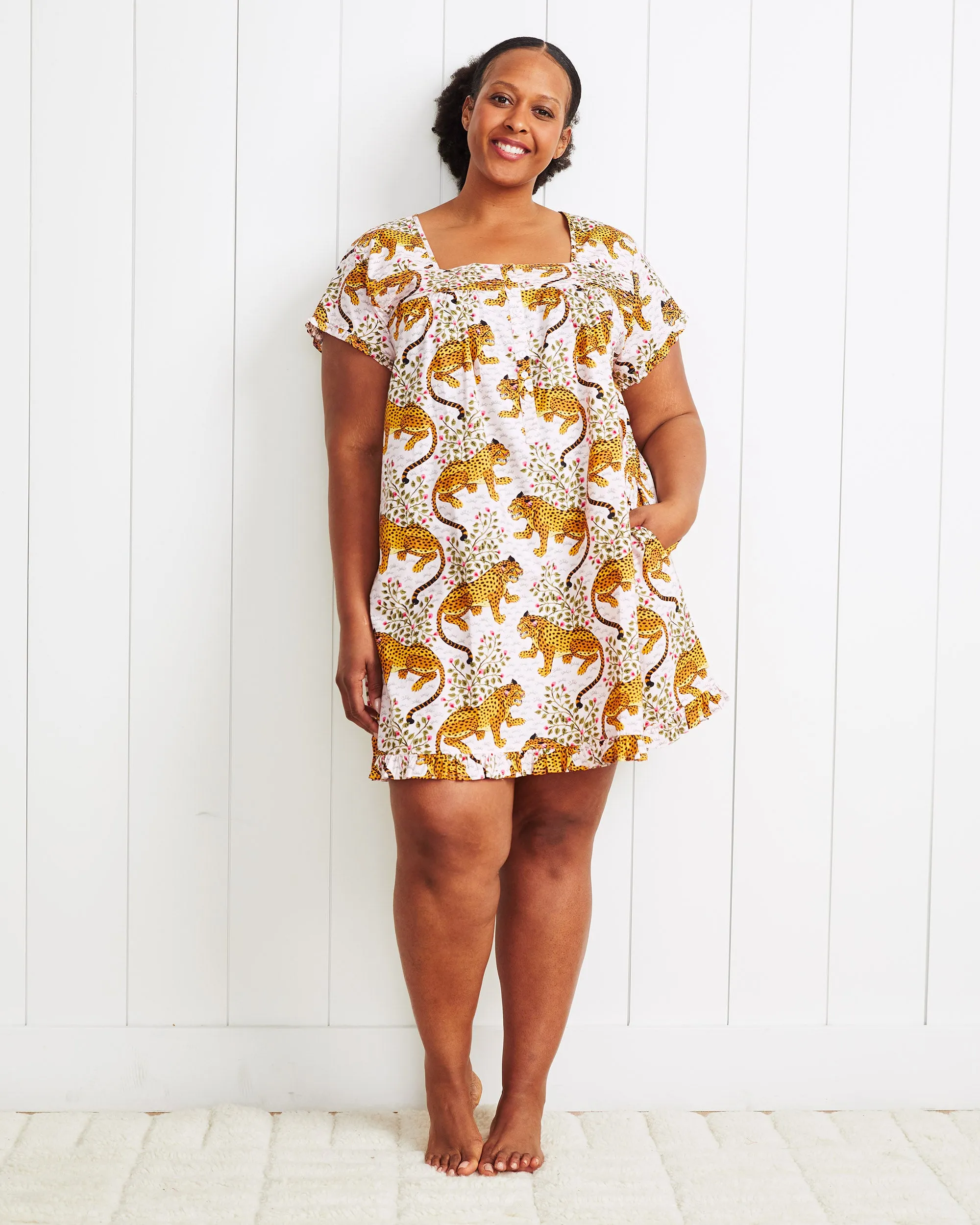 Bagheera - Pintuck Nightgown - Blush sold by Printfresh product image thumbnail 3