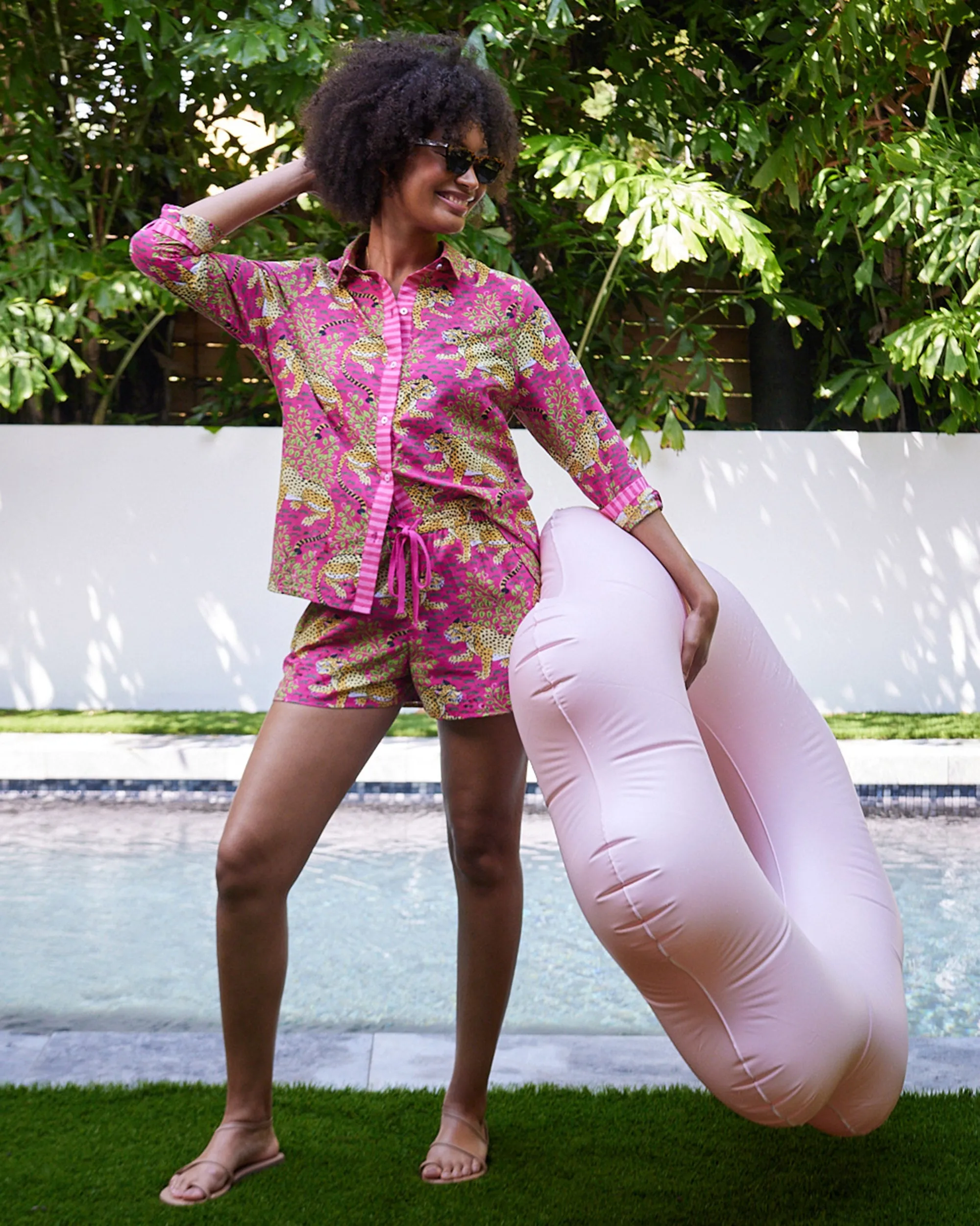Bagheera - Salt Air 2 Piece Set - Hot Pink sold by Printfresh product image thumbnail 2