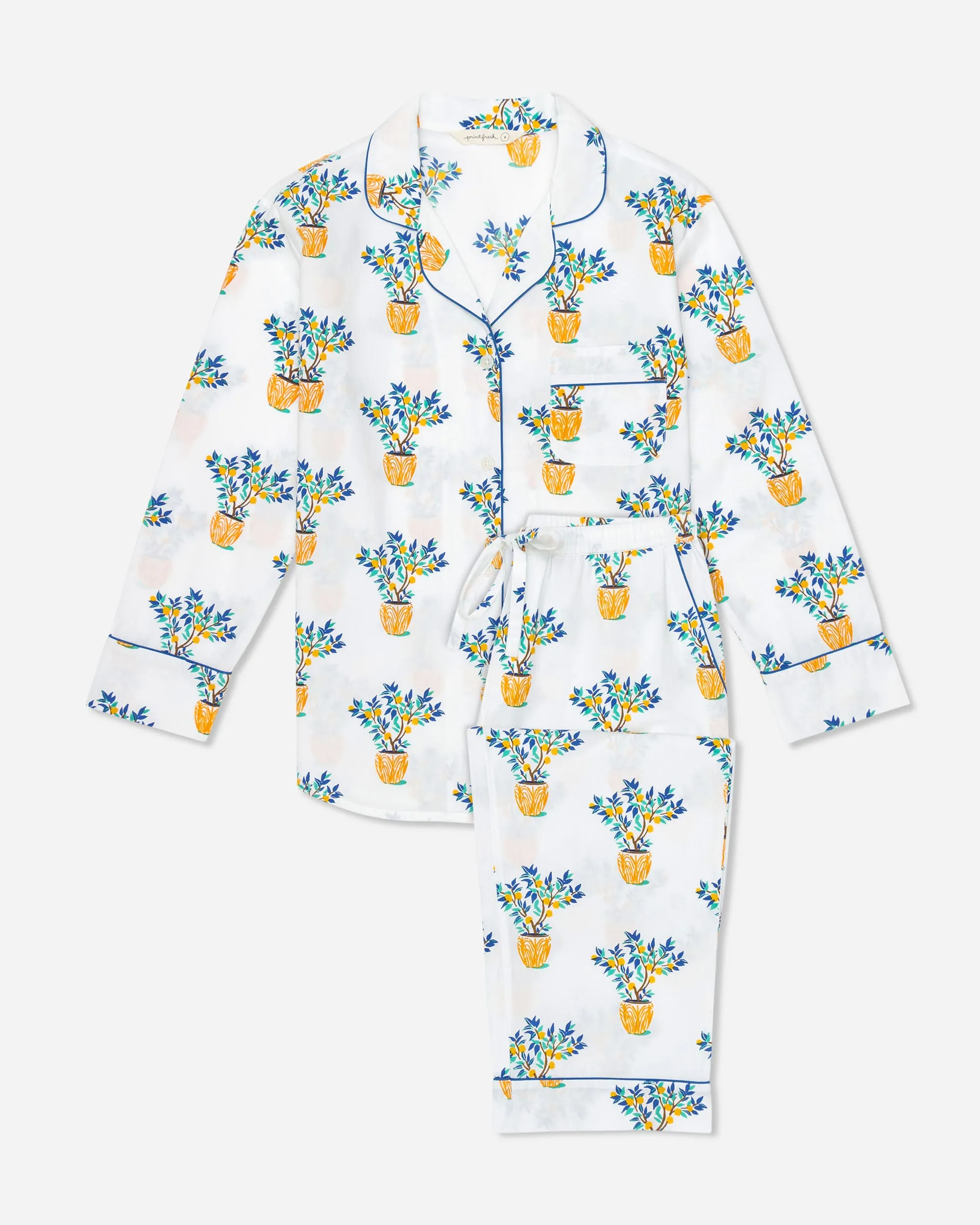 Lemon Tree - Long Sleep Set - Cloud sold by Printfresh product image thumbnail 5