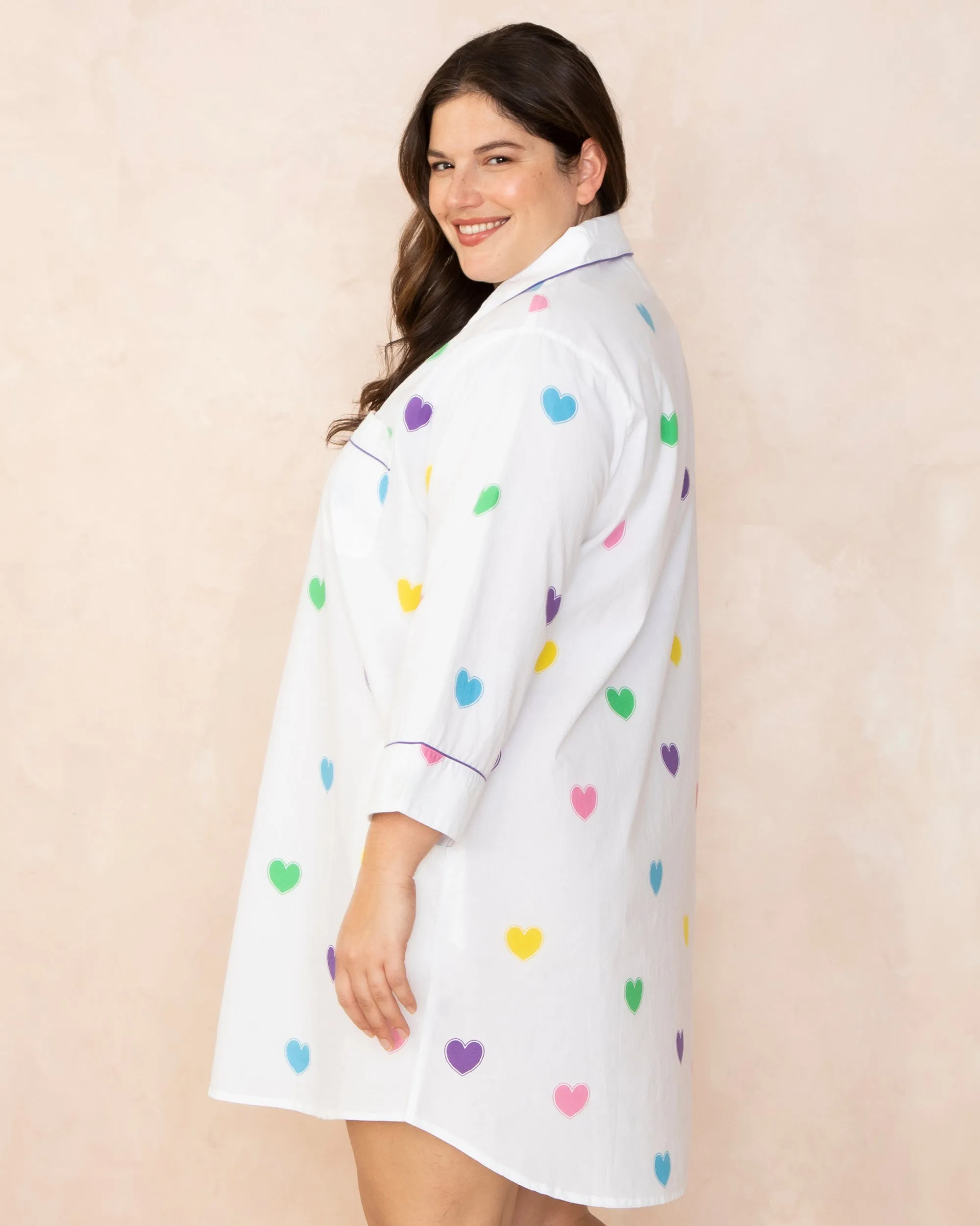 Queen of Hearts - Sleep Shirt - Rainbow sold by Printfresh product image thumbnail 3