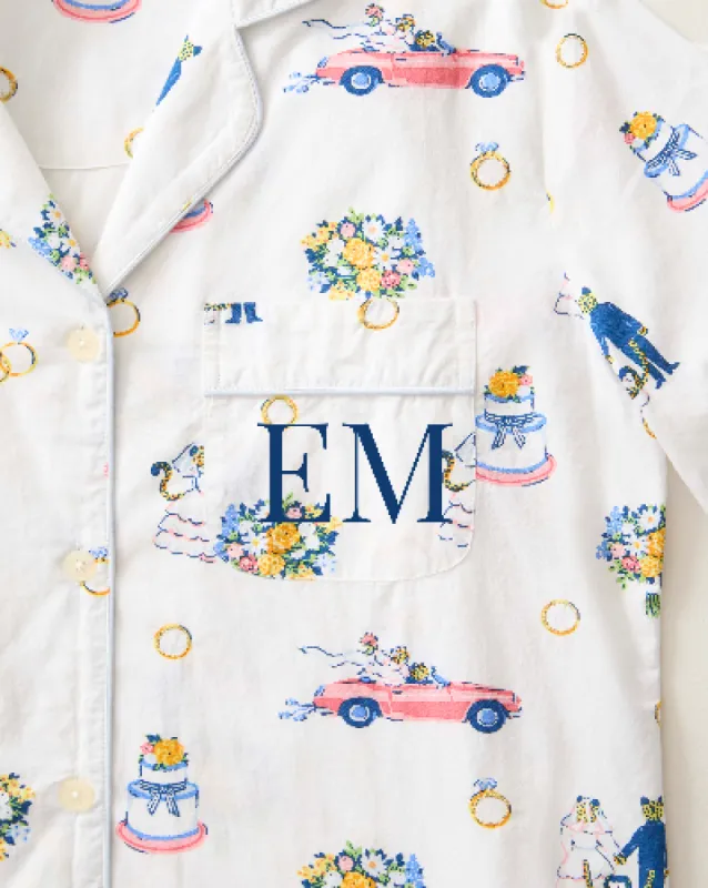 Happily Ever After - Short PJ Set - Cloud sold by Printfresh