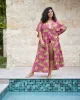 Bagheera - Daylight Open Front Cover-Up - Hot Pink sold by Printfresh