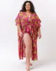 Bagheera - Daylight Open Front Cover-Up - Hot Pink sold by Printfresh