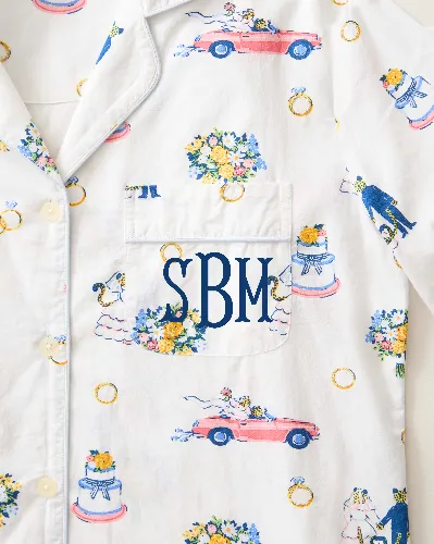 Happily Ever After - Petite Long PJ Set - Cloud sold by Printfresh