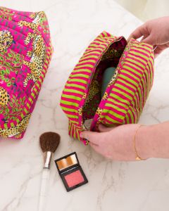 Bagheera - Oversized Pouch Set  - Hot Pink sold by Printfresh