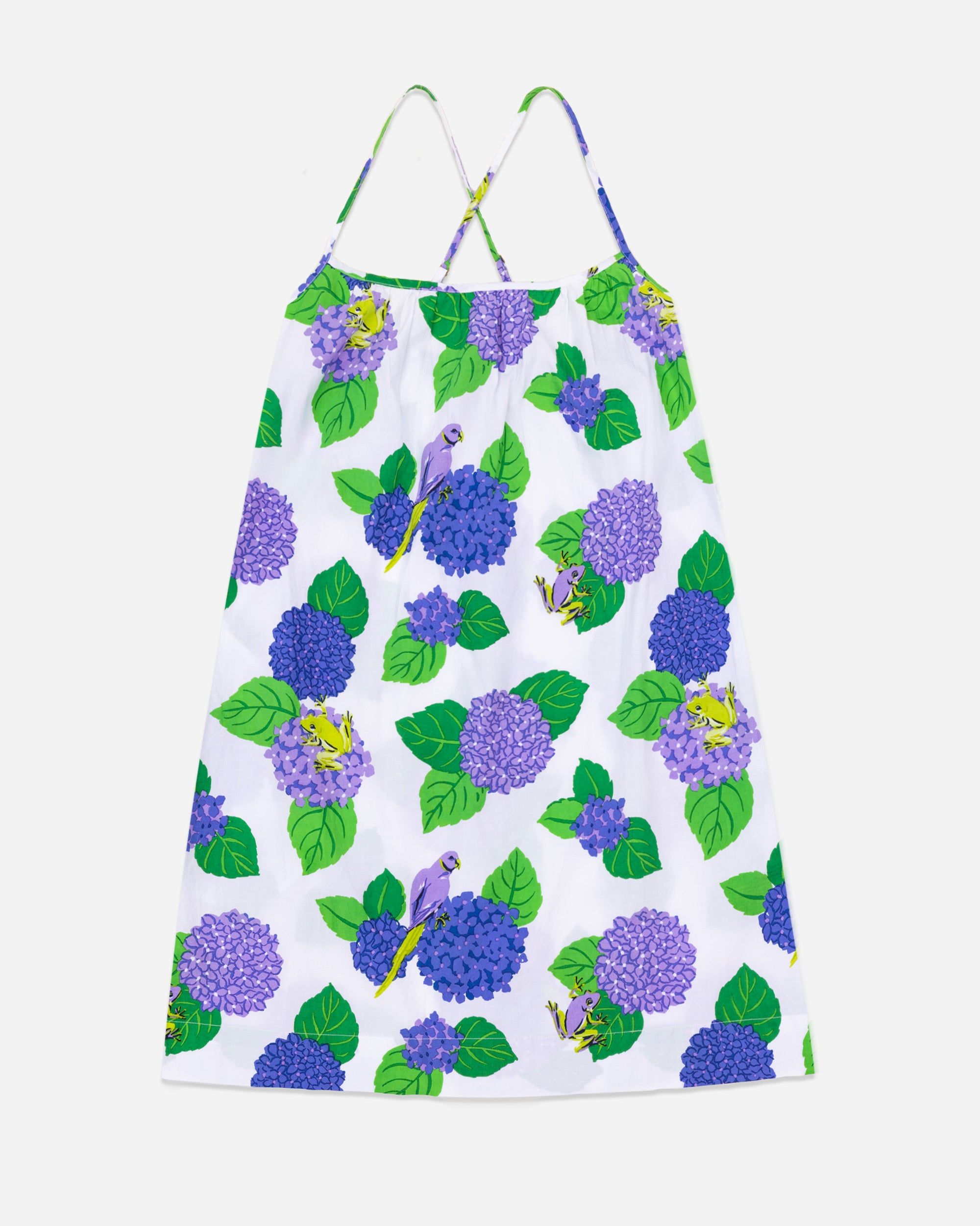 Hydrangea Hideaway - Cami Nightgown - Cloud sold by Printfresh product image thumbnail 2