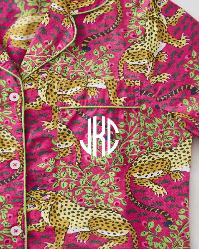 Bagheera - Short PJ Set - Hot Pink sold by Printfresh
