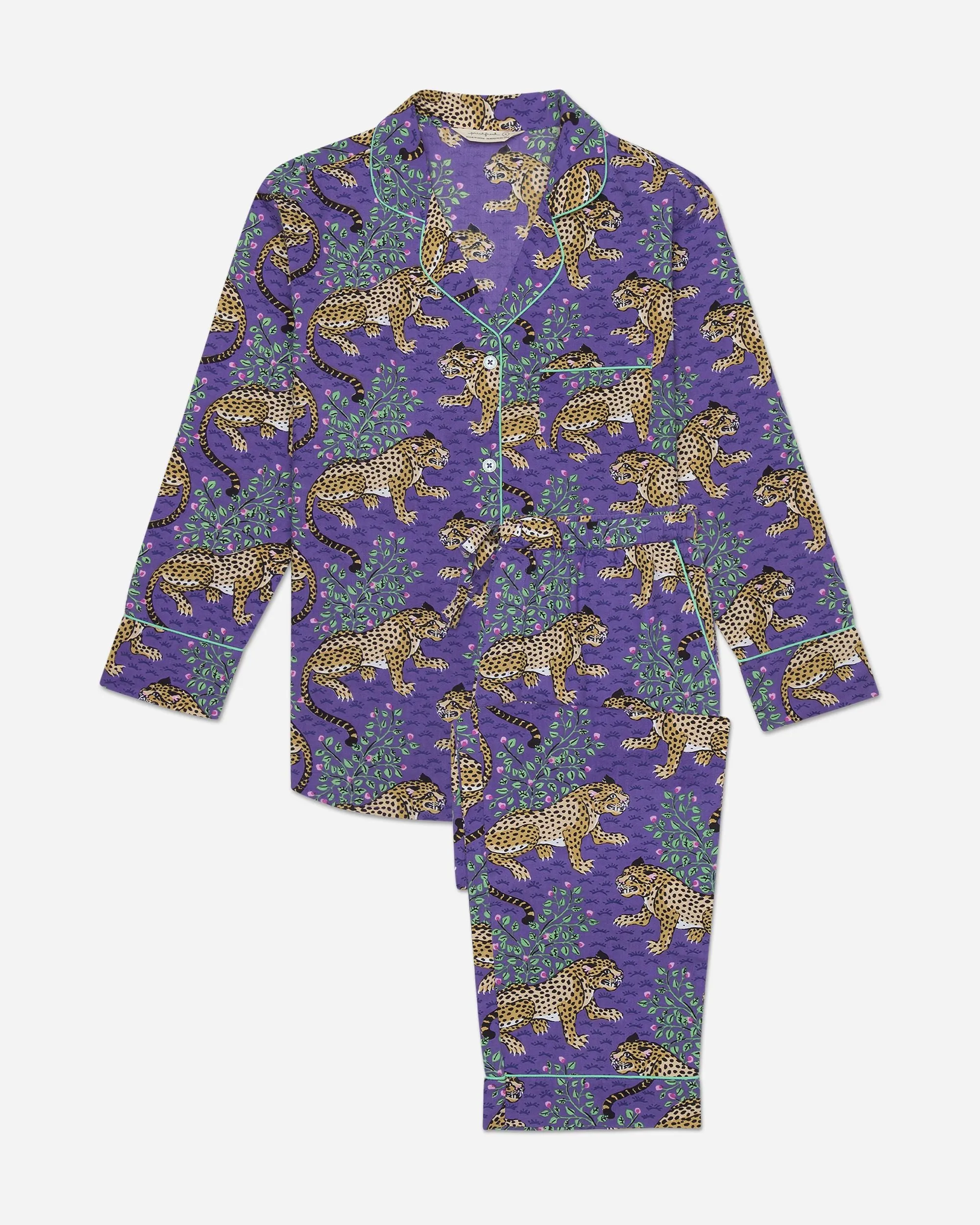 Bagheera - Petite Long PJ Set - Violet sold by Printfresh product image thumbnail 3