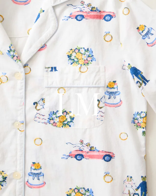 Happily Ever After - Long PJ Set - Cloud sold by Printfresh