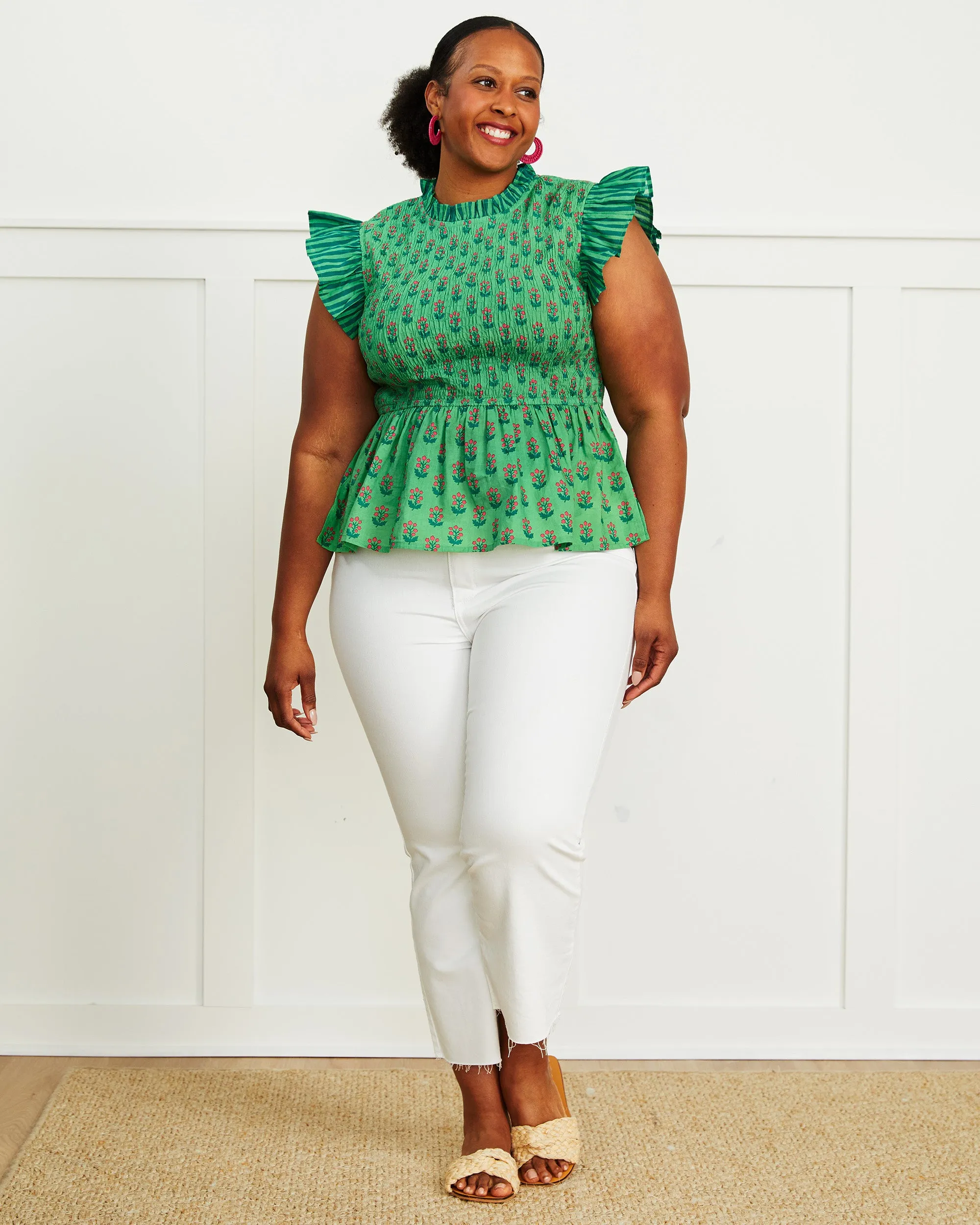 In Bloom - High Priority Blouse - Clover Green sold by Printfresh product image thumbnail 4