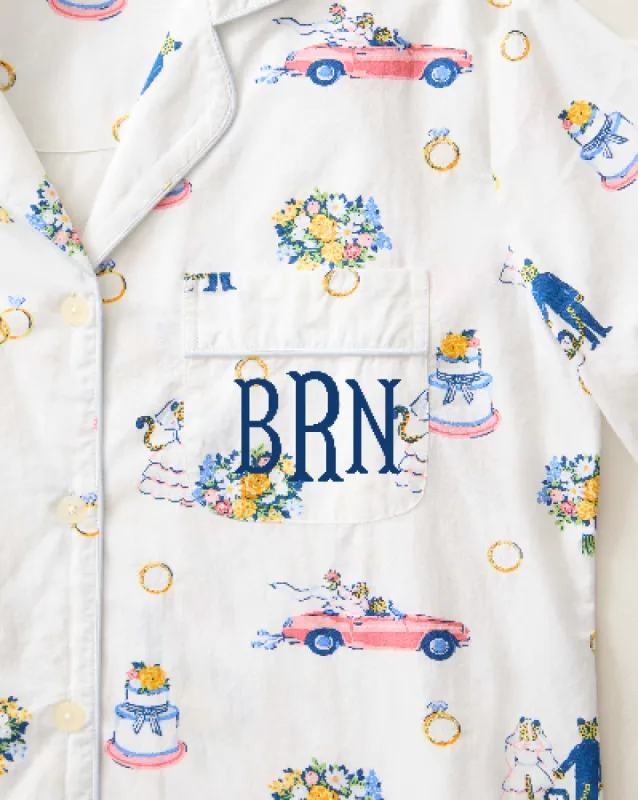 Happily Ever After - Long PJ Set - Cloud sold by Printfresh