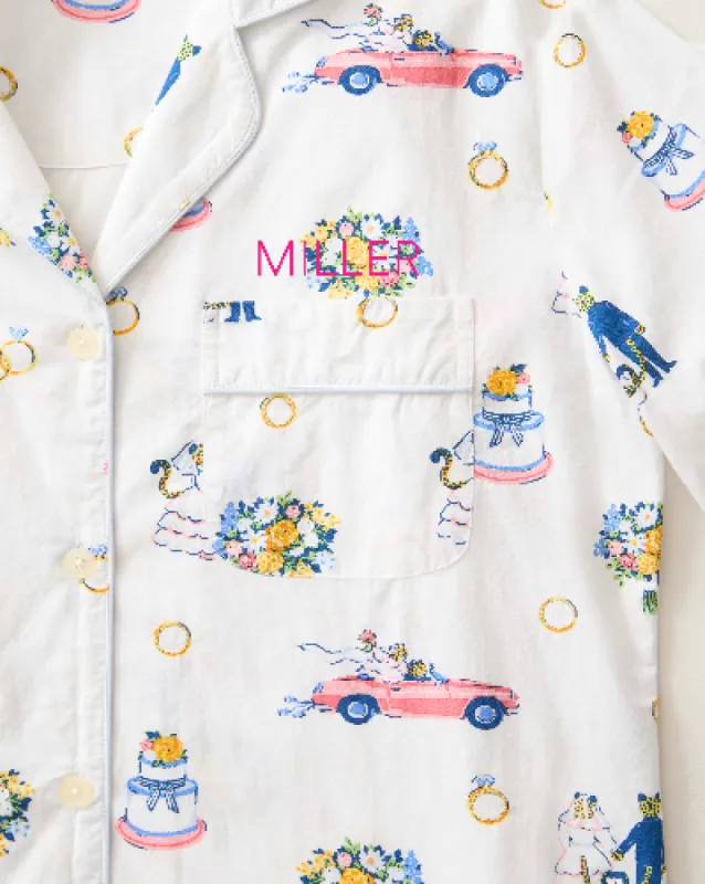 Happily Ever After - Petite Long PJ Set - Cloud sold by Printfresh