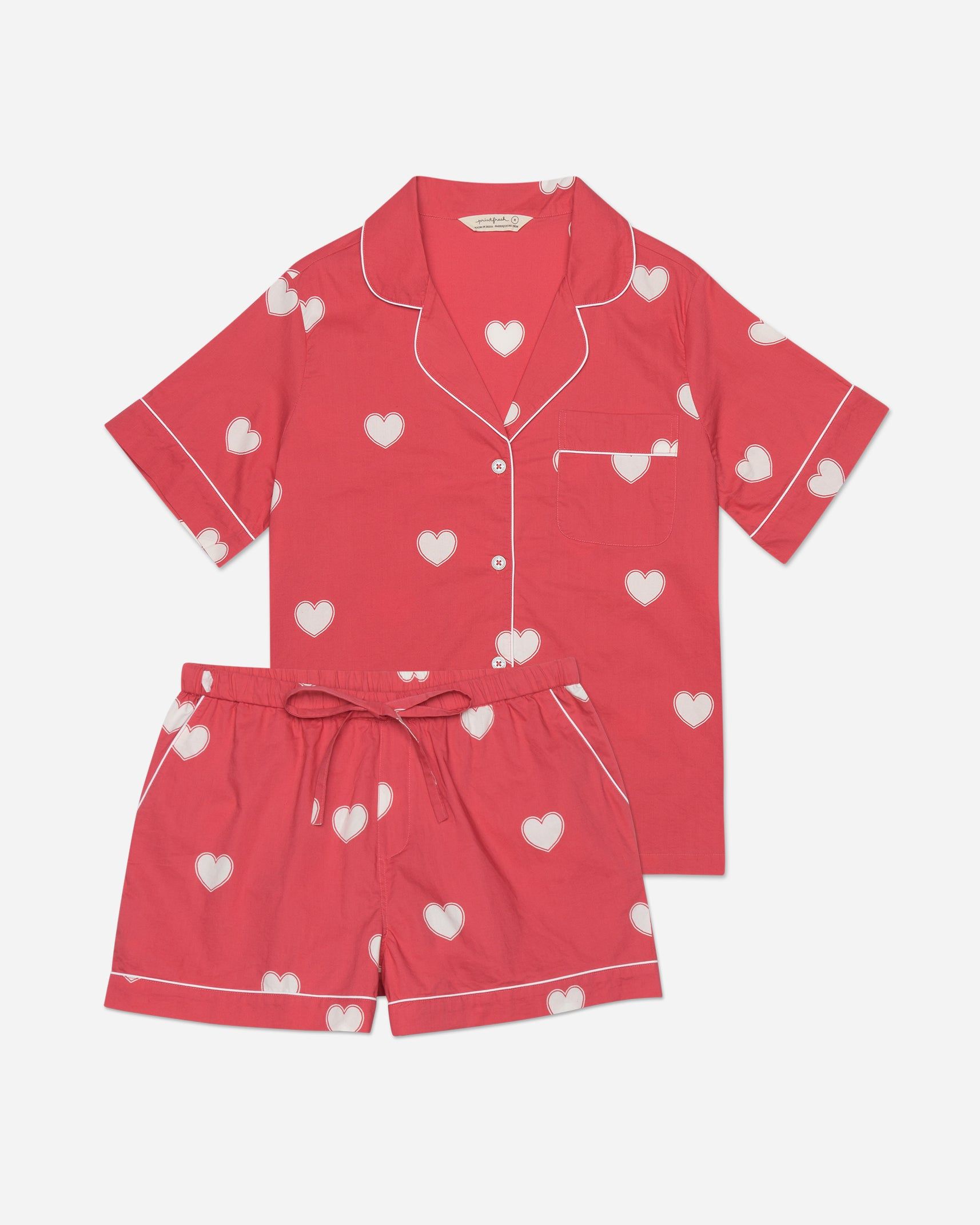 Queen of Hearts - Short Sleep Set - Roseberry sold by Printfresh product image thumbnail 3