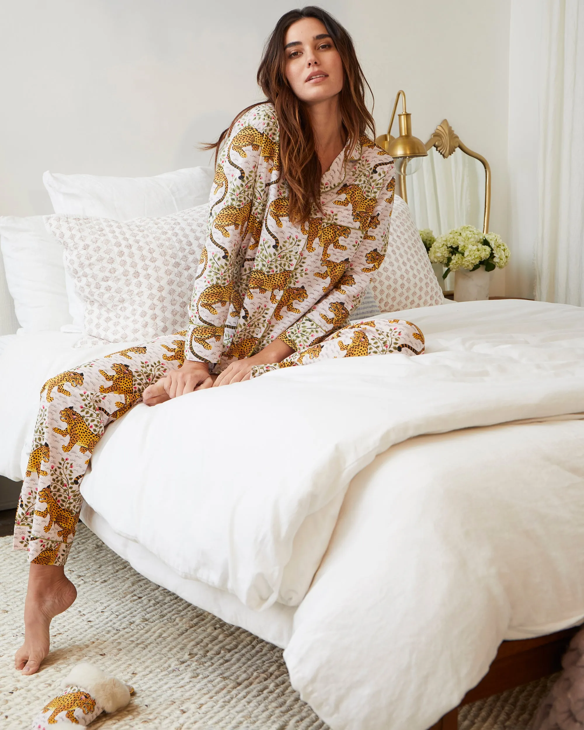 Bagheera - Tall Long PJ Set - Blush sold by Printfresh product image thumbnail 5