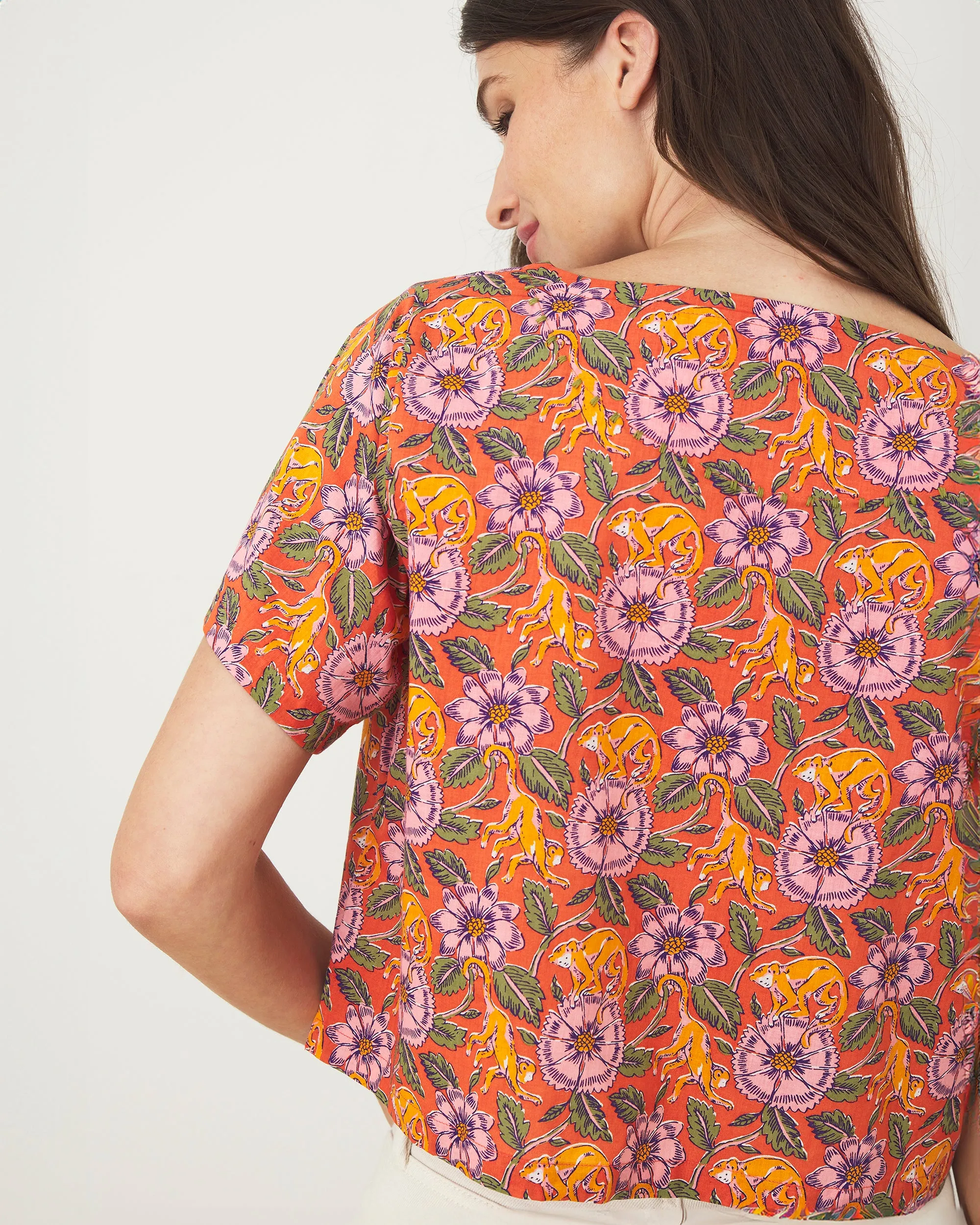 Leaps & Bounds - Carry On Crop Top - Clay Pot sold by Printfresh product image thumbnail 3