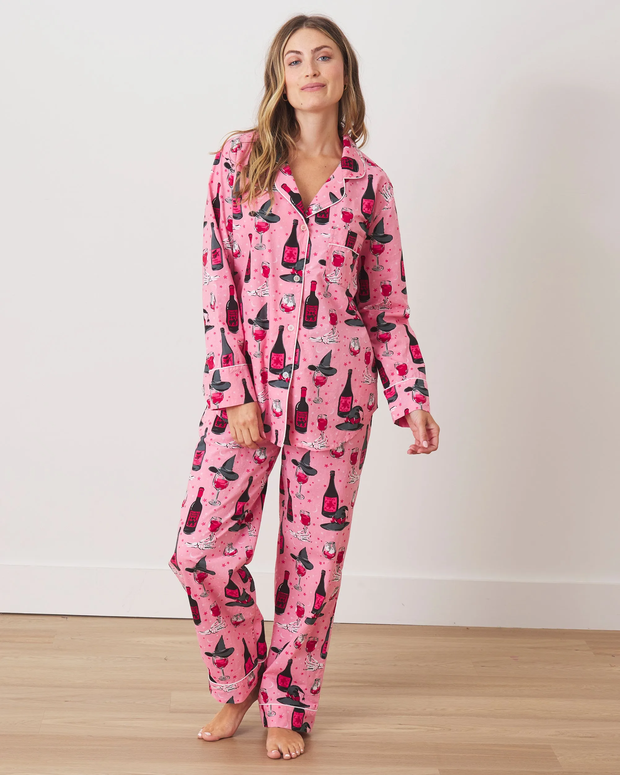 Witch's Brew - Long PJ Set - Pink Potion sold by Printfresh product image thumbnail 3
