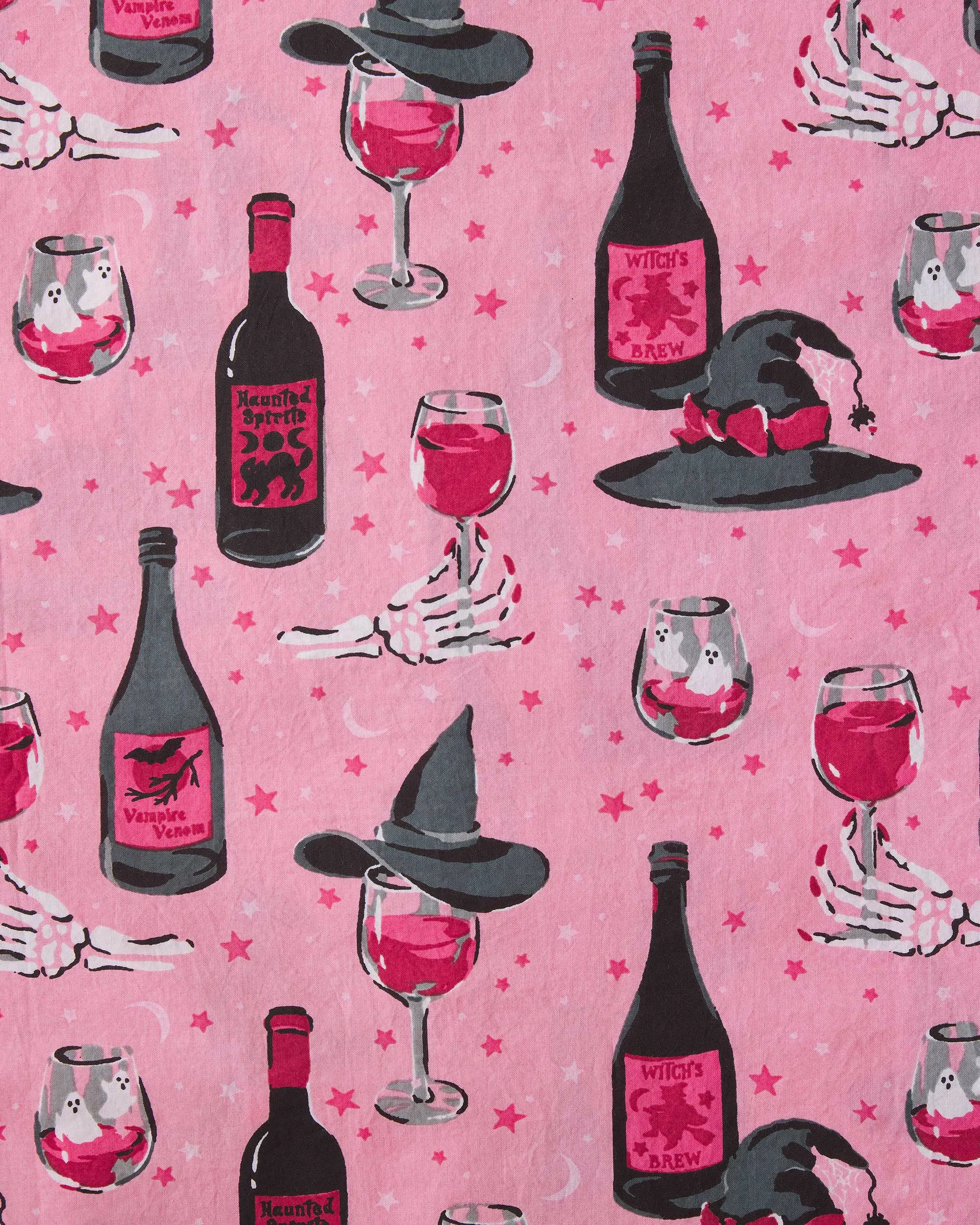 Witch's Brew - Long PJ Set - Pink Potion sold by Printfresh product image thumbnail 5