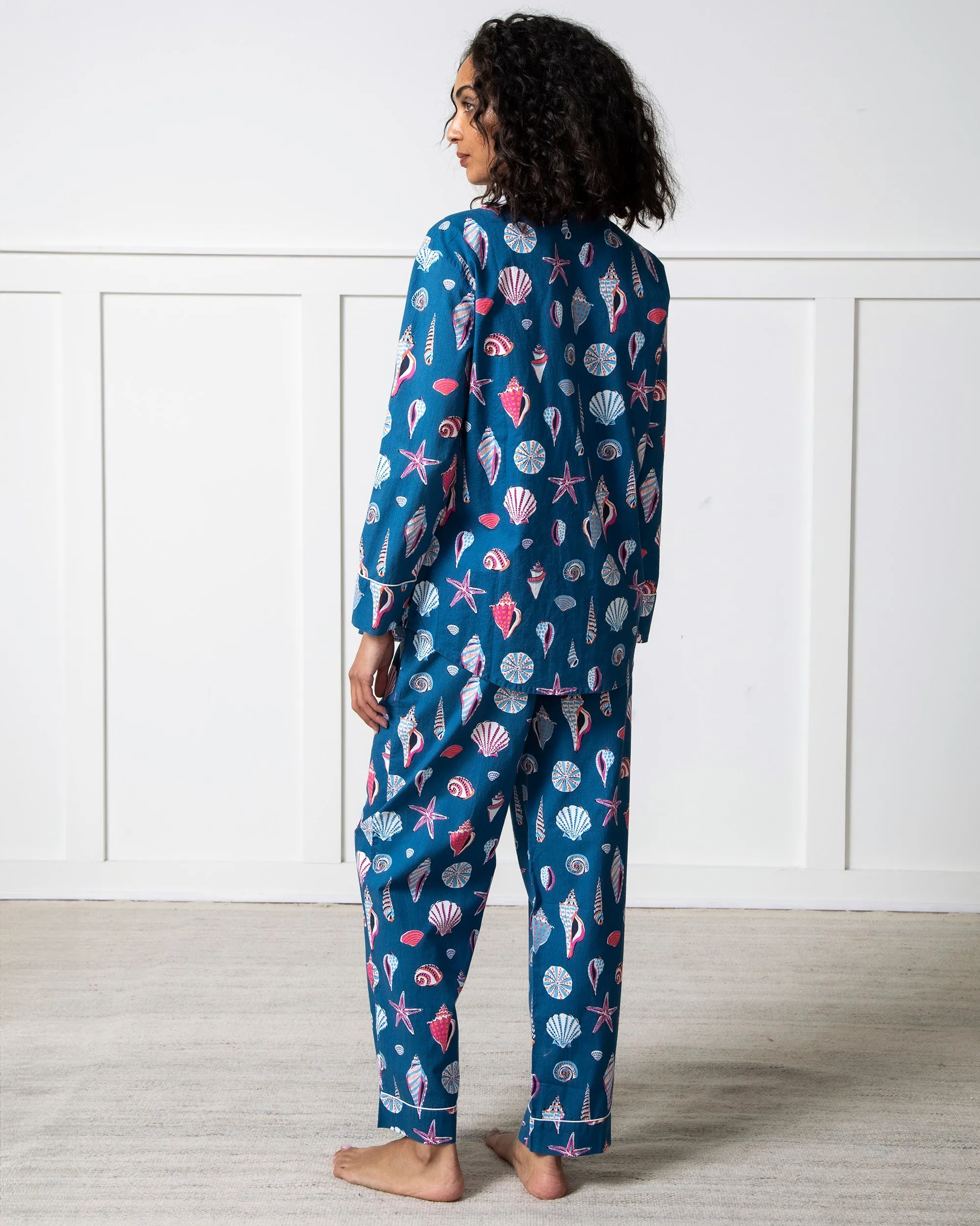 Beachcomber - Petite Long PJ Set - Shoreline Blue sold by Printfresh product image thumbnail 5