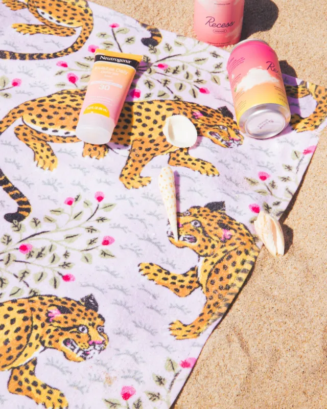 Bagheera - Beach Towel - Blush sold by Printfresh
