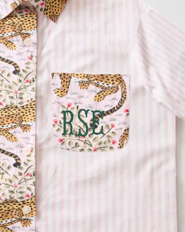 Bagheera - Everyday Button Down - Blush sold by Printfresh